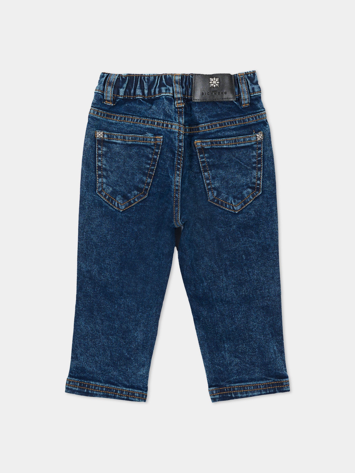 Jeans denim per neonato,Richmond,RIA26012JE D.BLUE_DK DENIM BLUE DARK
