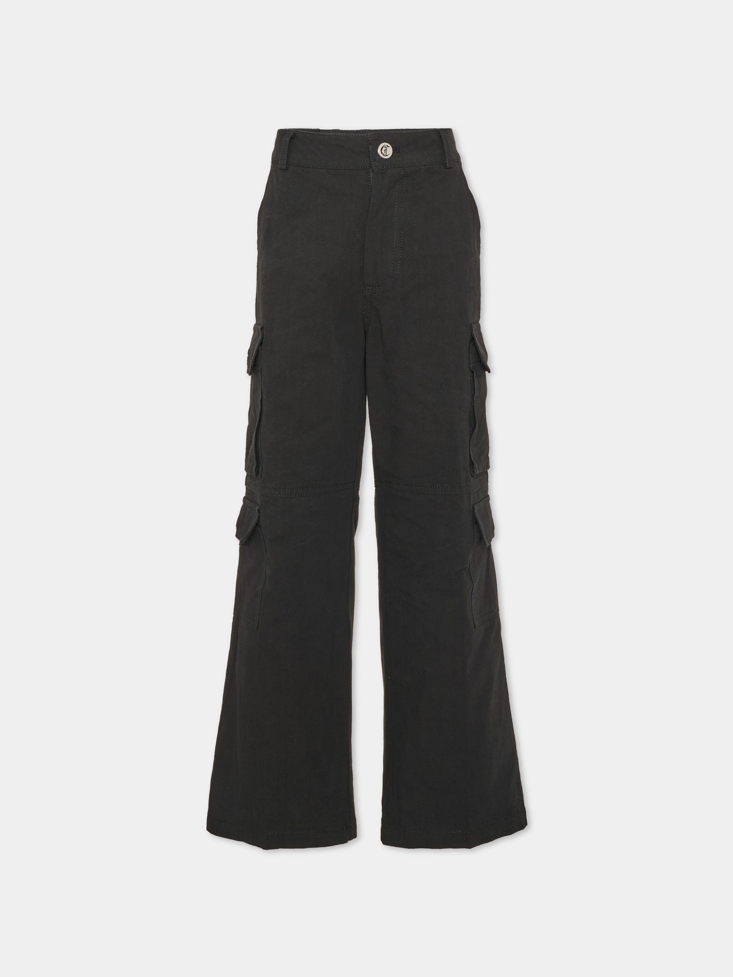 Pantalone nero per bambino cargo,Just Cavalli Kids,JBA26053PA BLACK BLACK