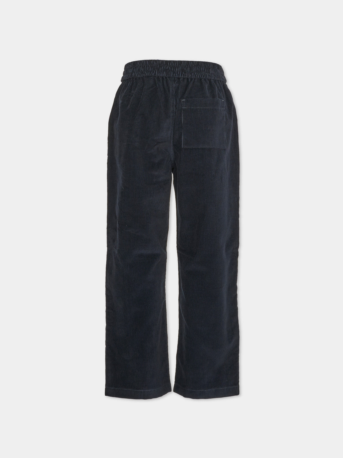 Pantalone blu per bambini in velluto