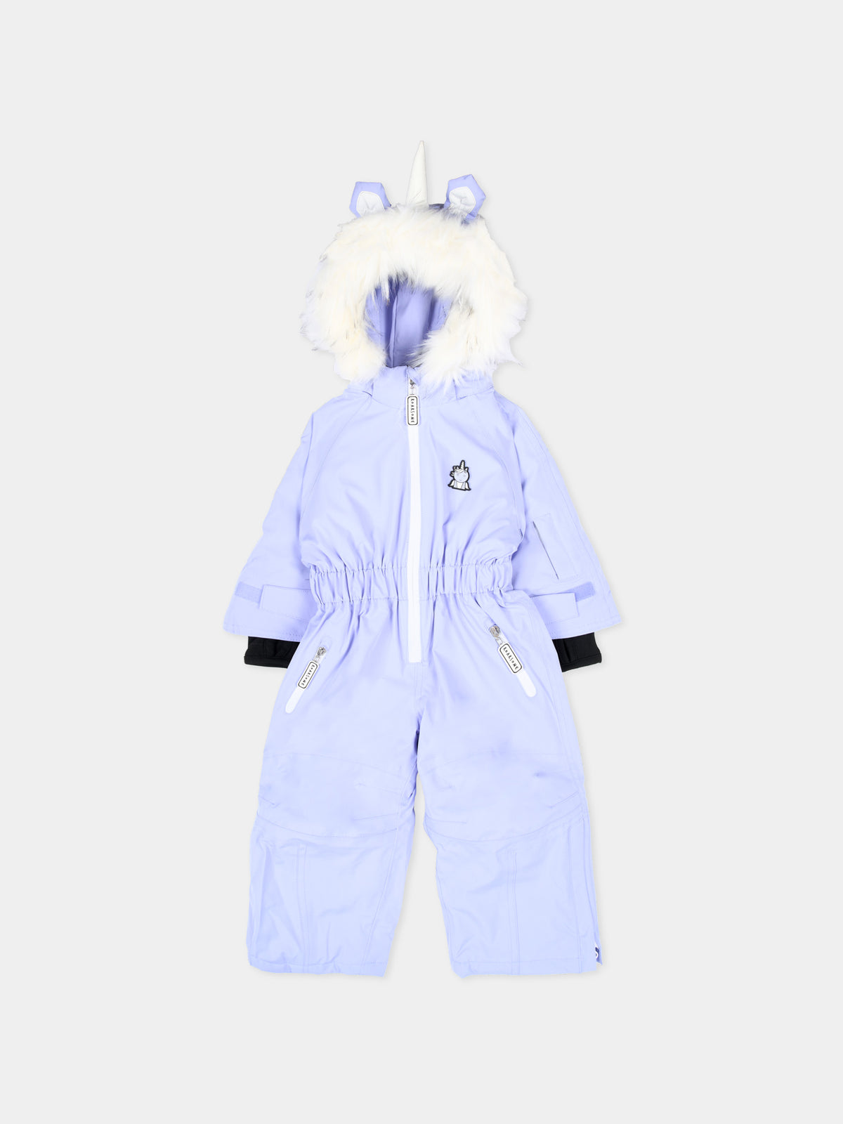 Tuta da neve lilla Sparkle The Unicorn per bambina,Roarsome,SPARKLE THE UNICORN SKI SUITS