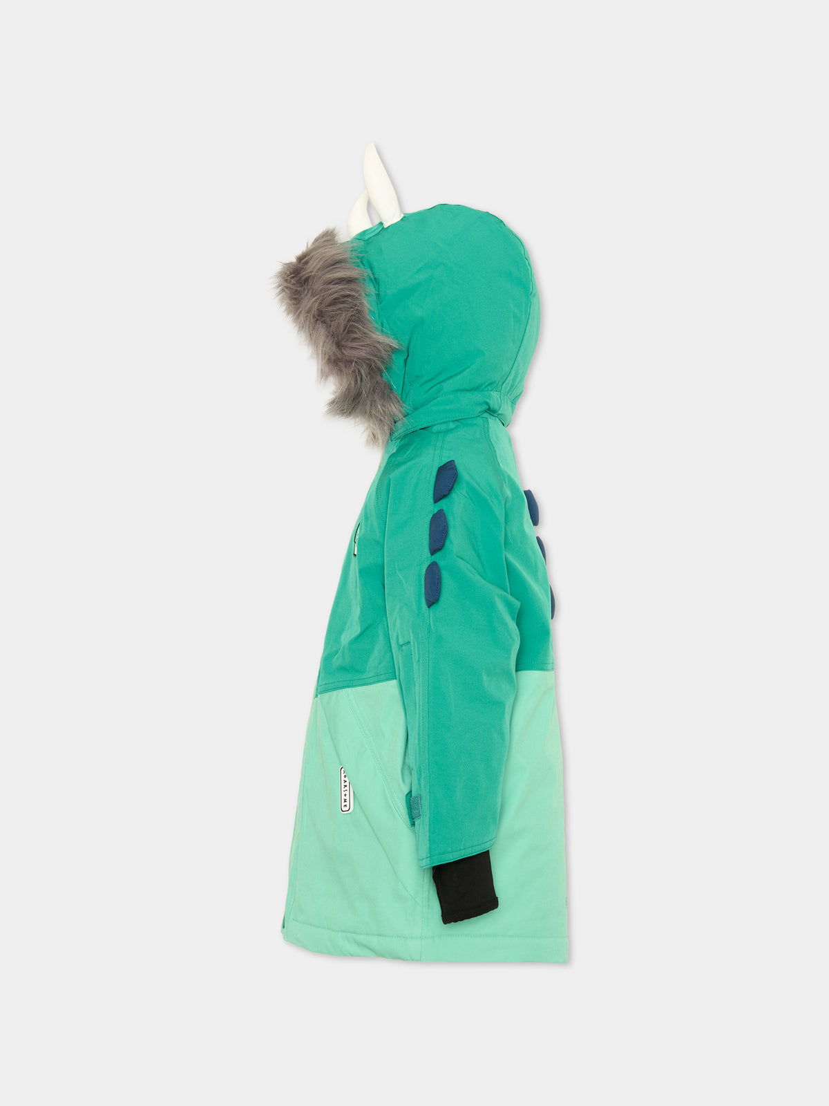 Piumino da neve verde Spike the Dino per bambino,Roarsome,SPIKE THE DINO SKI JACKET