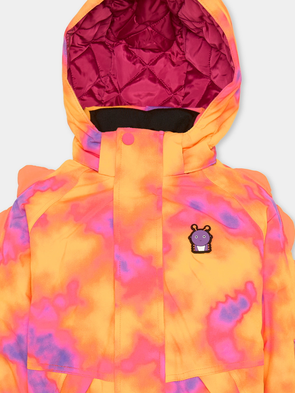 Piumino da neve multicolor Camo The Alien per bambini,Roarsome,ALIEN SOLAR FLARE SKI JACKET