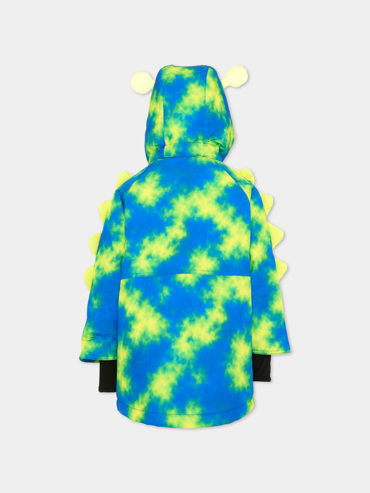 Piumino da neve blu Camo The Alien per bambini,Roarsome,ALIEN NEON SKI JACKET