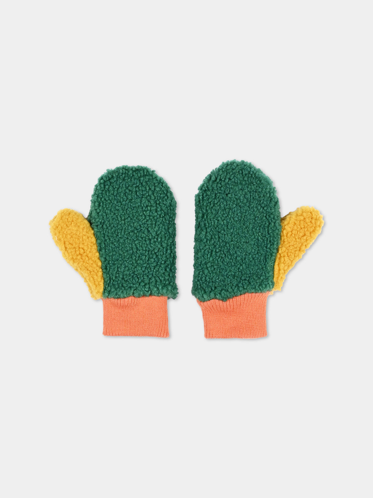 Guanti multicolor per bambino,Roarsome,GREEN MITTENS