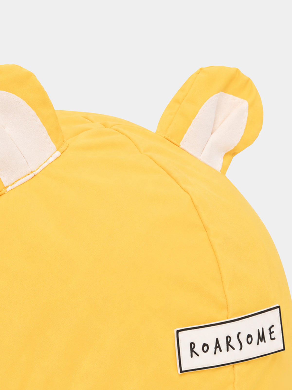 Copricasco giallo Cub The Lion per bambino,Roarsome,CUB THE LION HELMET COVERS