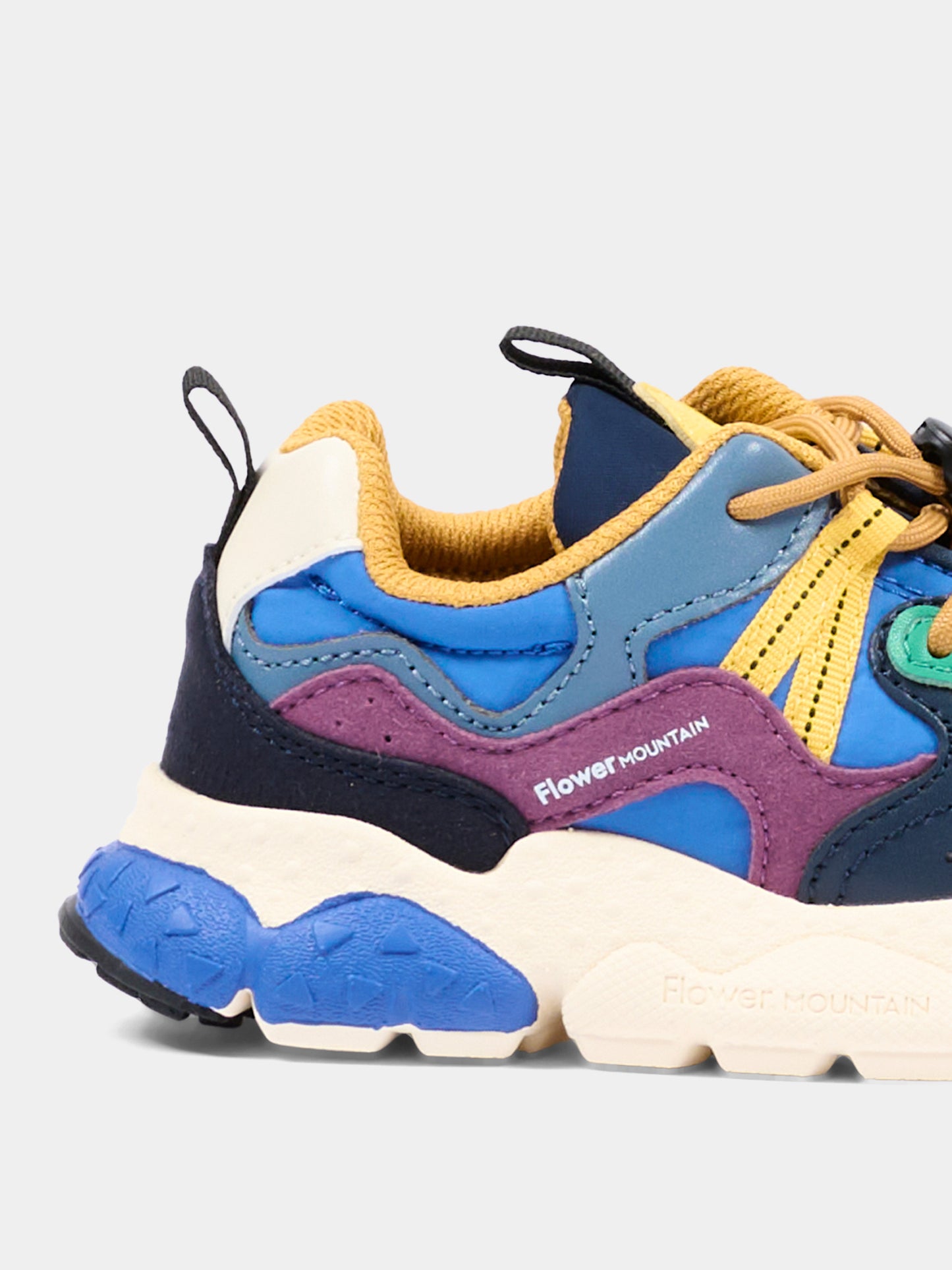Sneakers multicolor per bambino,Flower Mountain,001 2015497 21 1B10