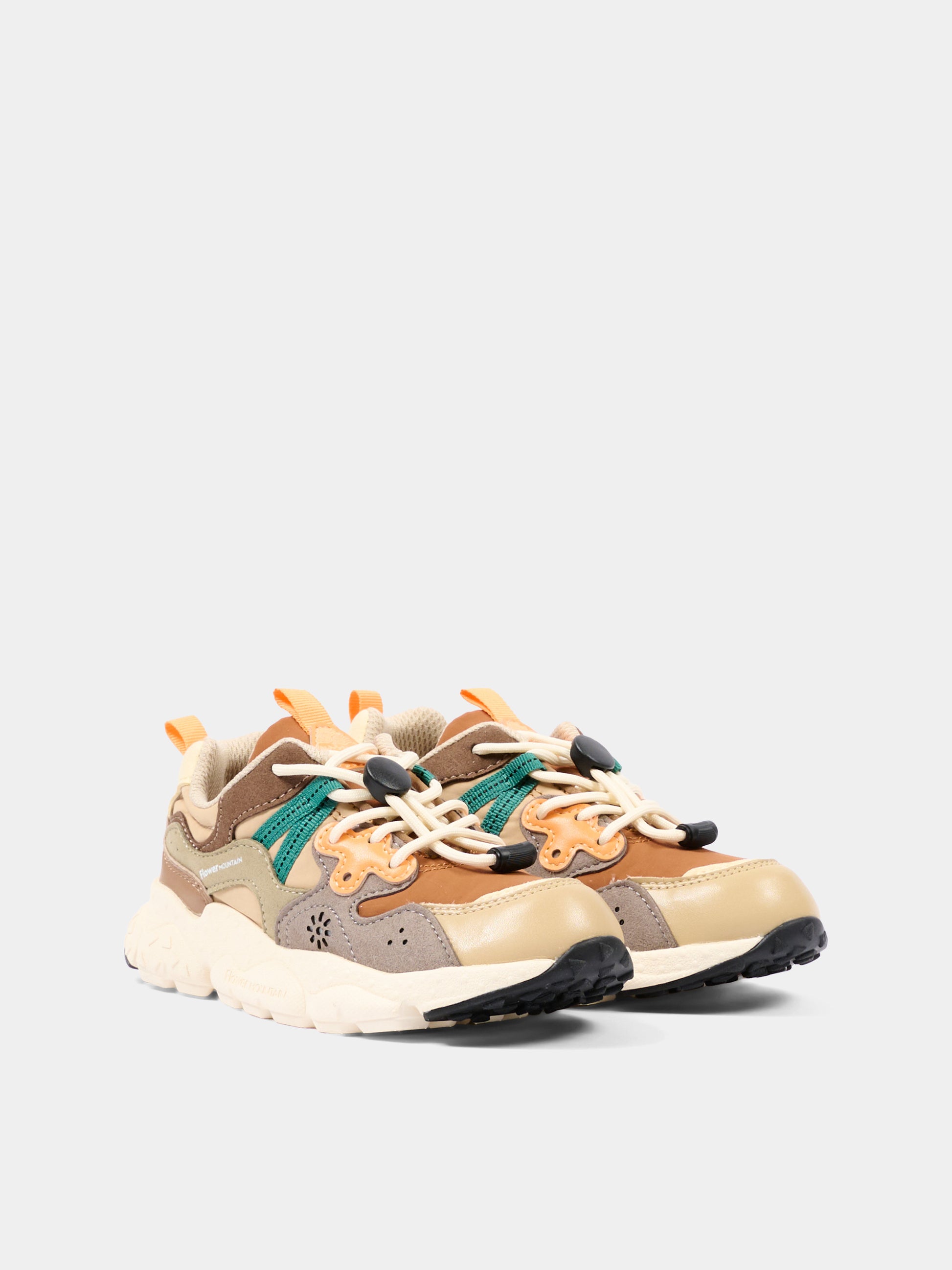 Sneakers multicolor per bambino,Flower Mountain,001 2015497 21 1E87