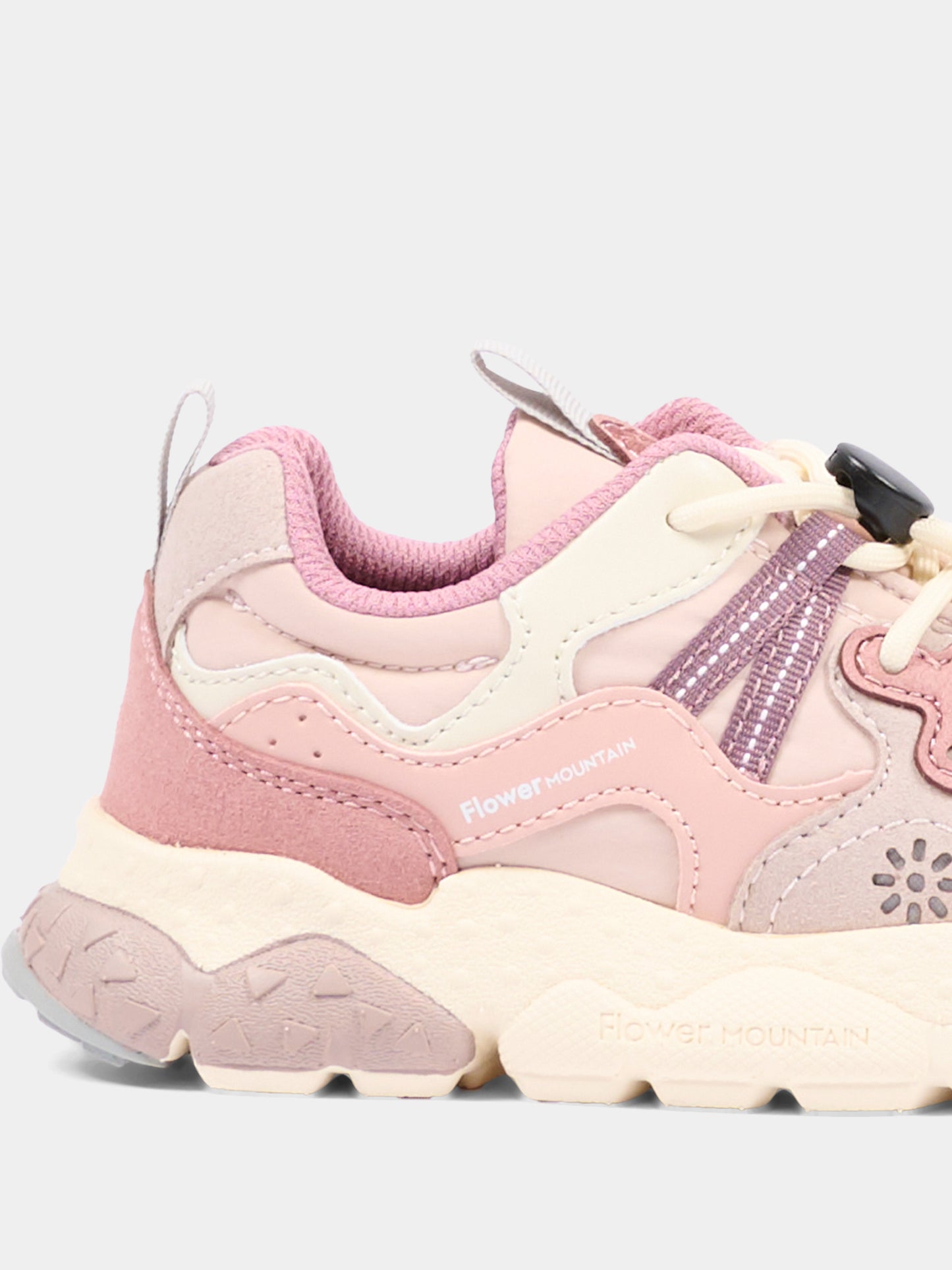 Sneakers rosa per bambina,Flower Mountain,001 2015497 21 2M20