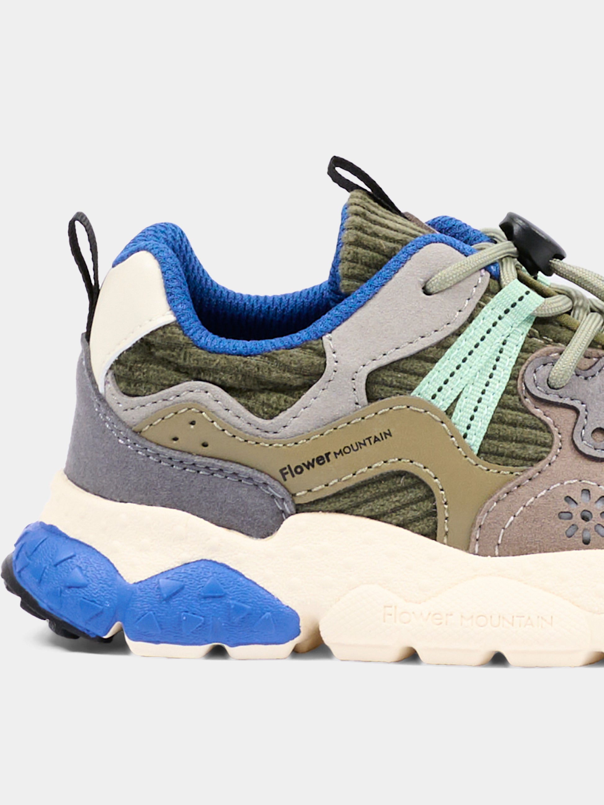 Sneakers multicolor per bambino,Flower Mountain,001 2015497 51 3F49