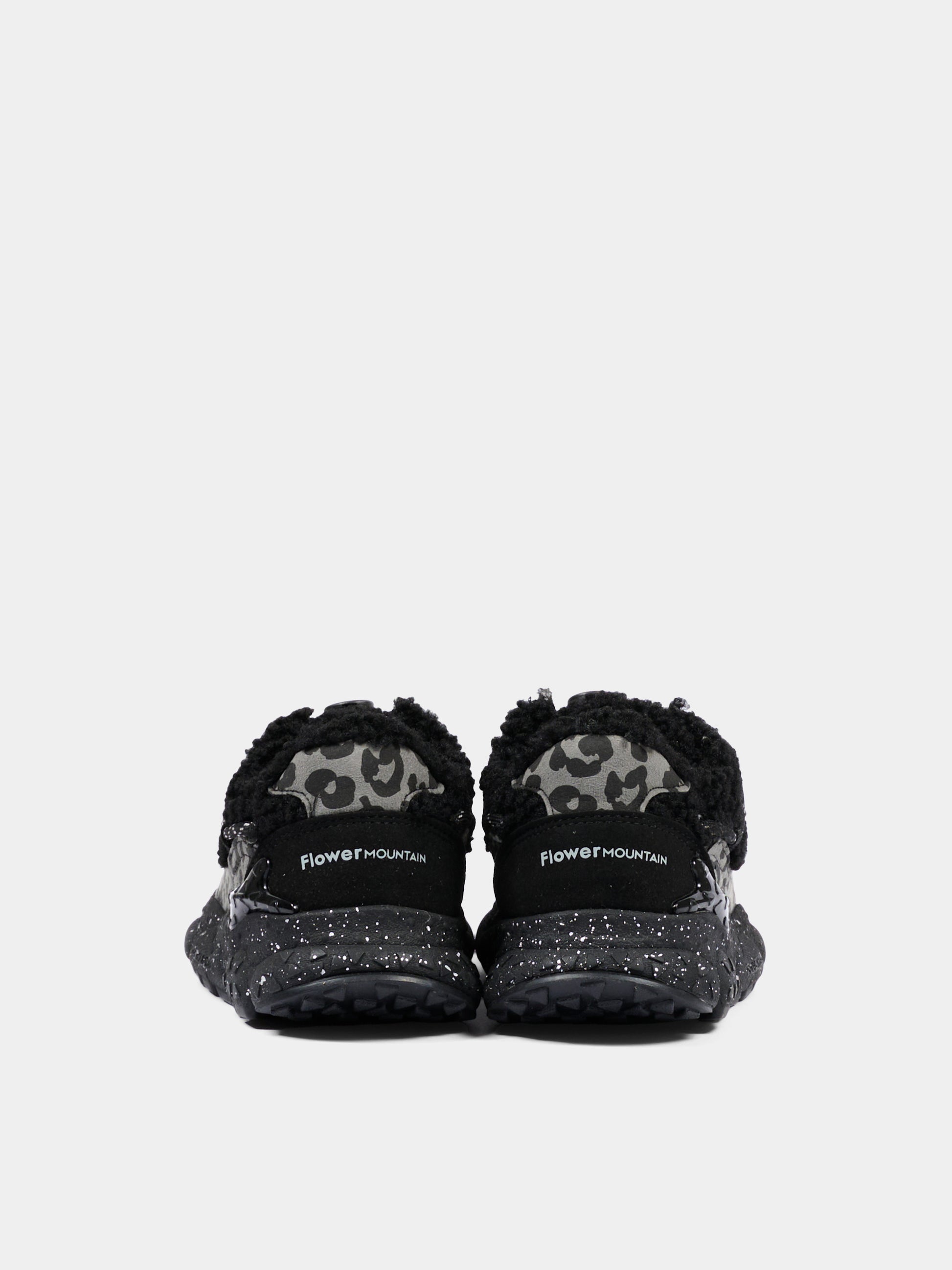 Sneakers nere per bambina shearling,Flower Mountain,001 2015499 30 1A69
