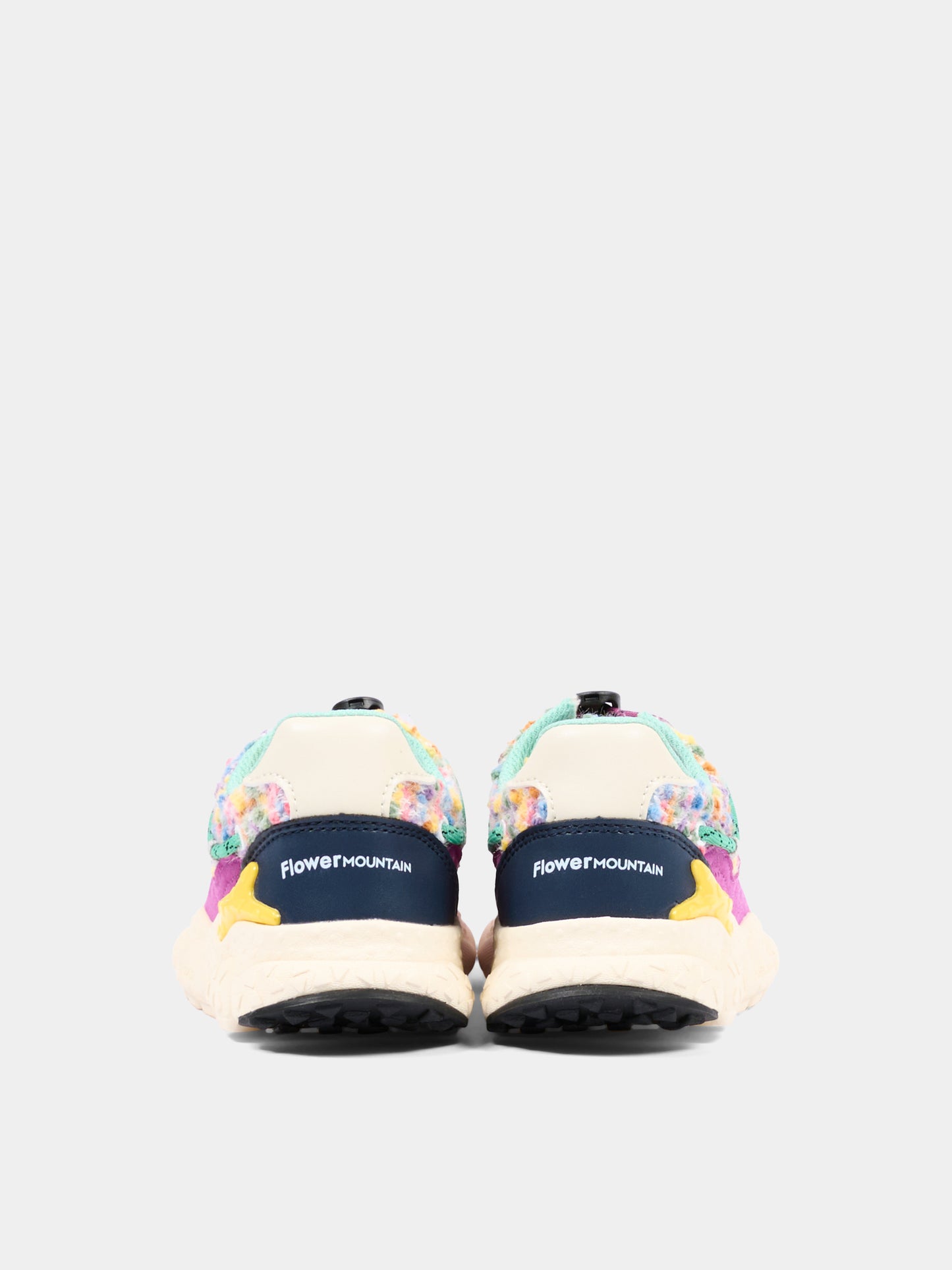 Sneakers multicolor per bambina,Flower Mountain,001 2015499 37 1C23