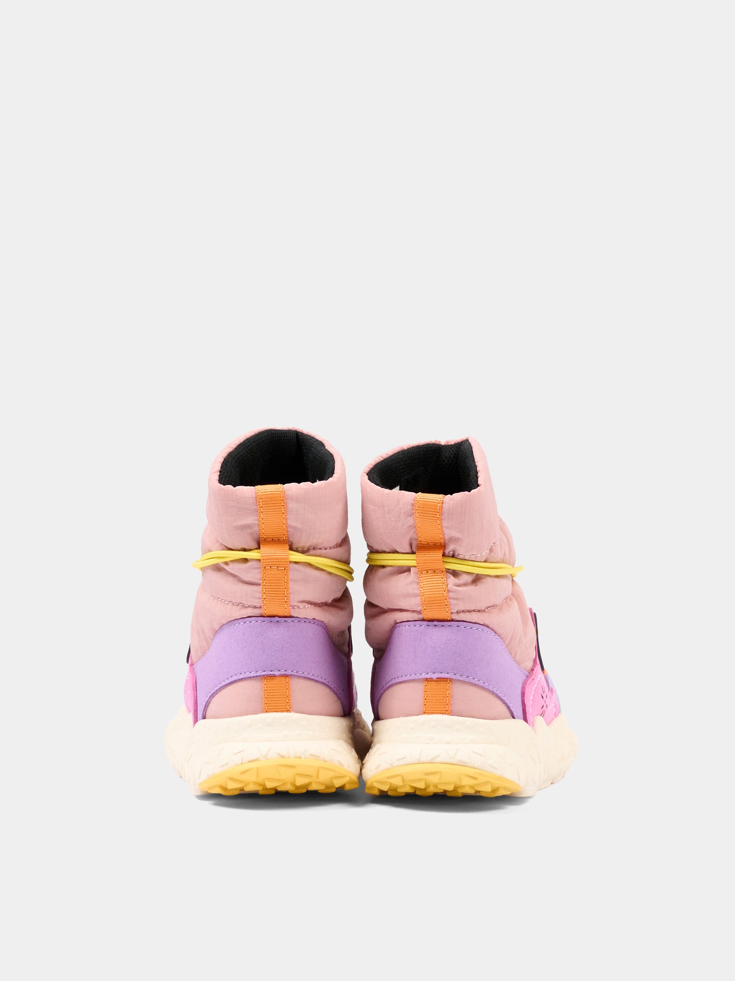 Sneakers alte rosa per bambina,Flower Mountain,001 3001622 05 1F55