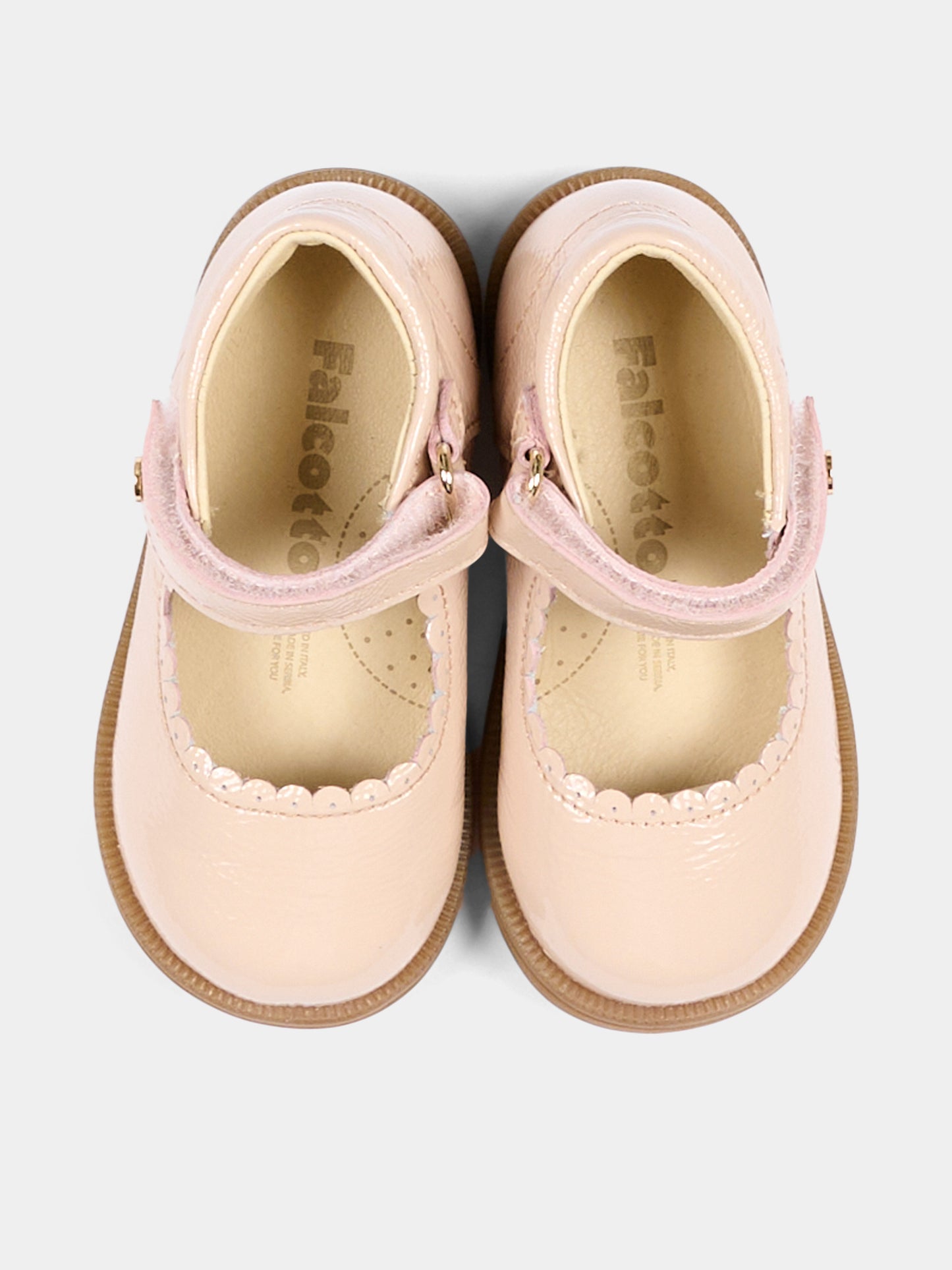 Ballerine rosa per neonata,Falcotto,001 2019578 02 0M12
