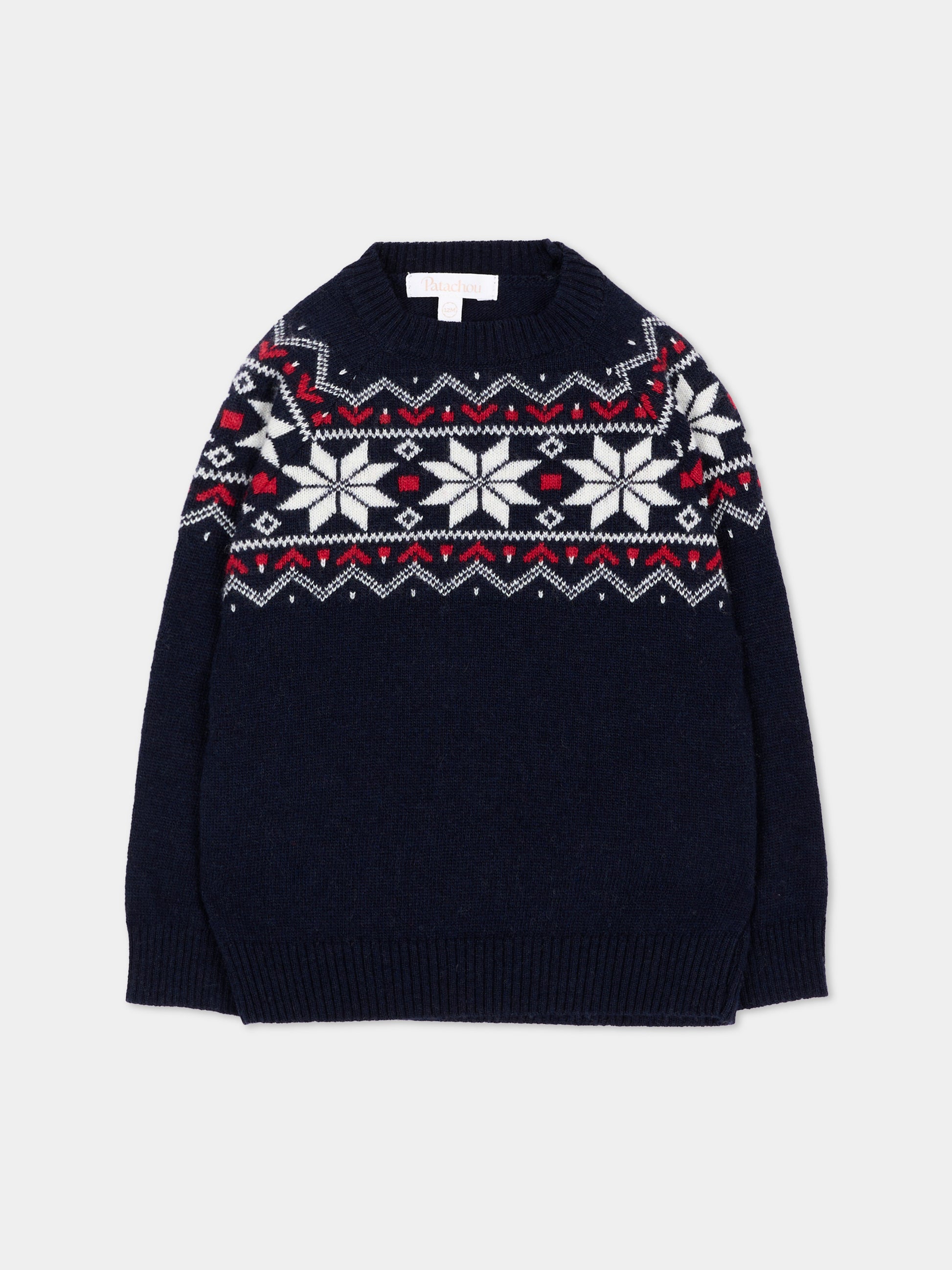 Maglione blu per neonato,Patachou,PAP 47 SWE4333364 360