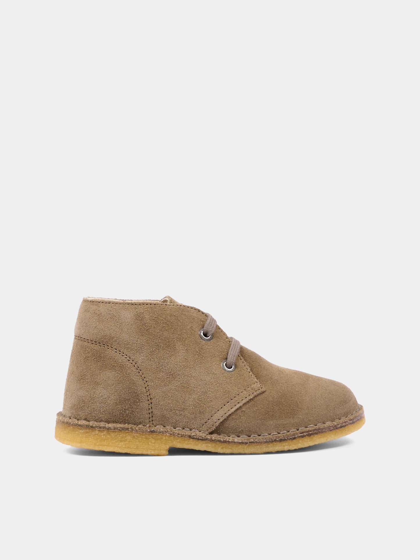 Stivaletti beige per bambino in suede,Naturino,001 2014141 01 0D05