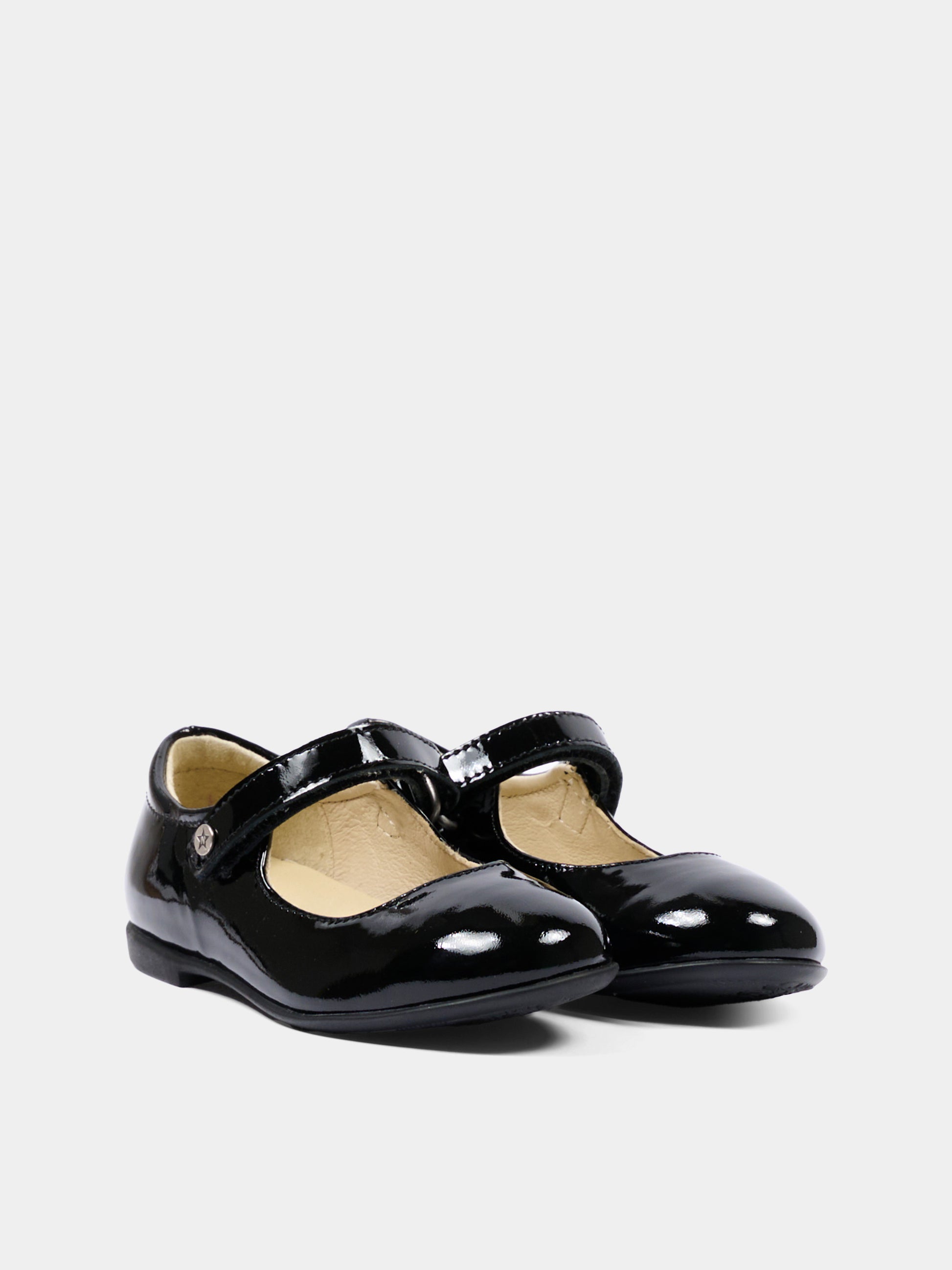 Ballerine nere per bambina lucide,Naturino,001 2014859 04 0A02