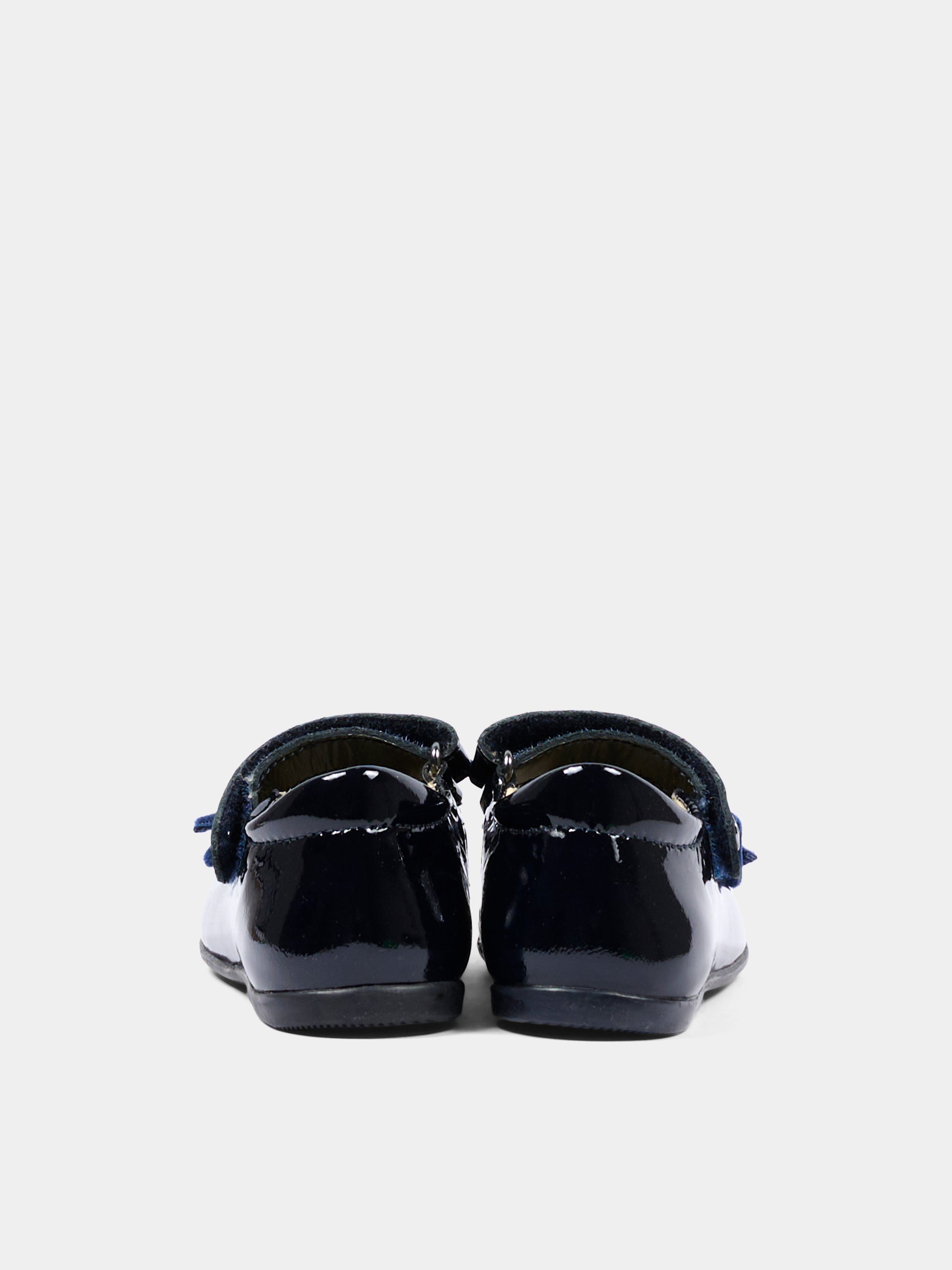 Ballerine blu per neonata con fiocco,Naturino,001 2015452 01 0C22