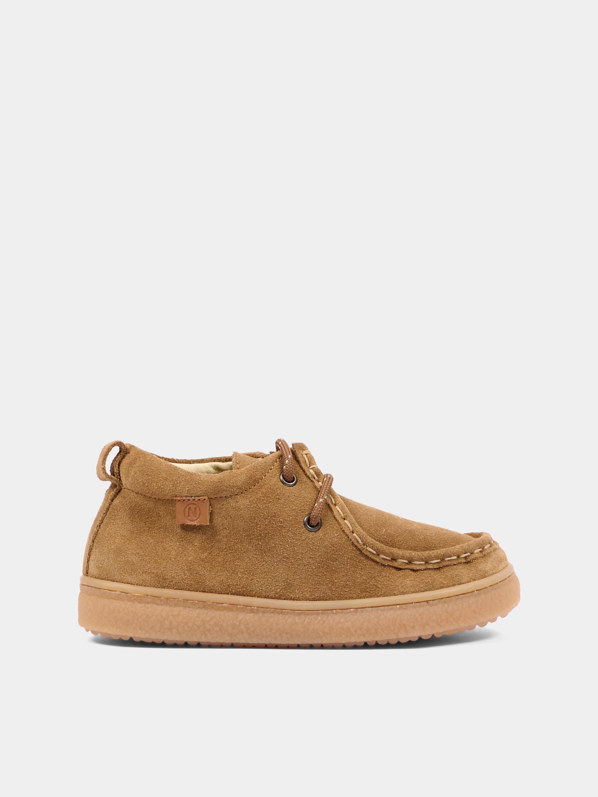 Stivaletti beige per bambino in suede,Naturino,001 2018103 01 0D06