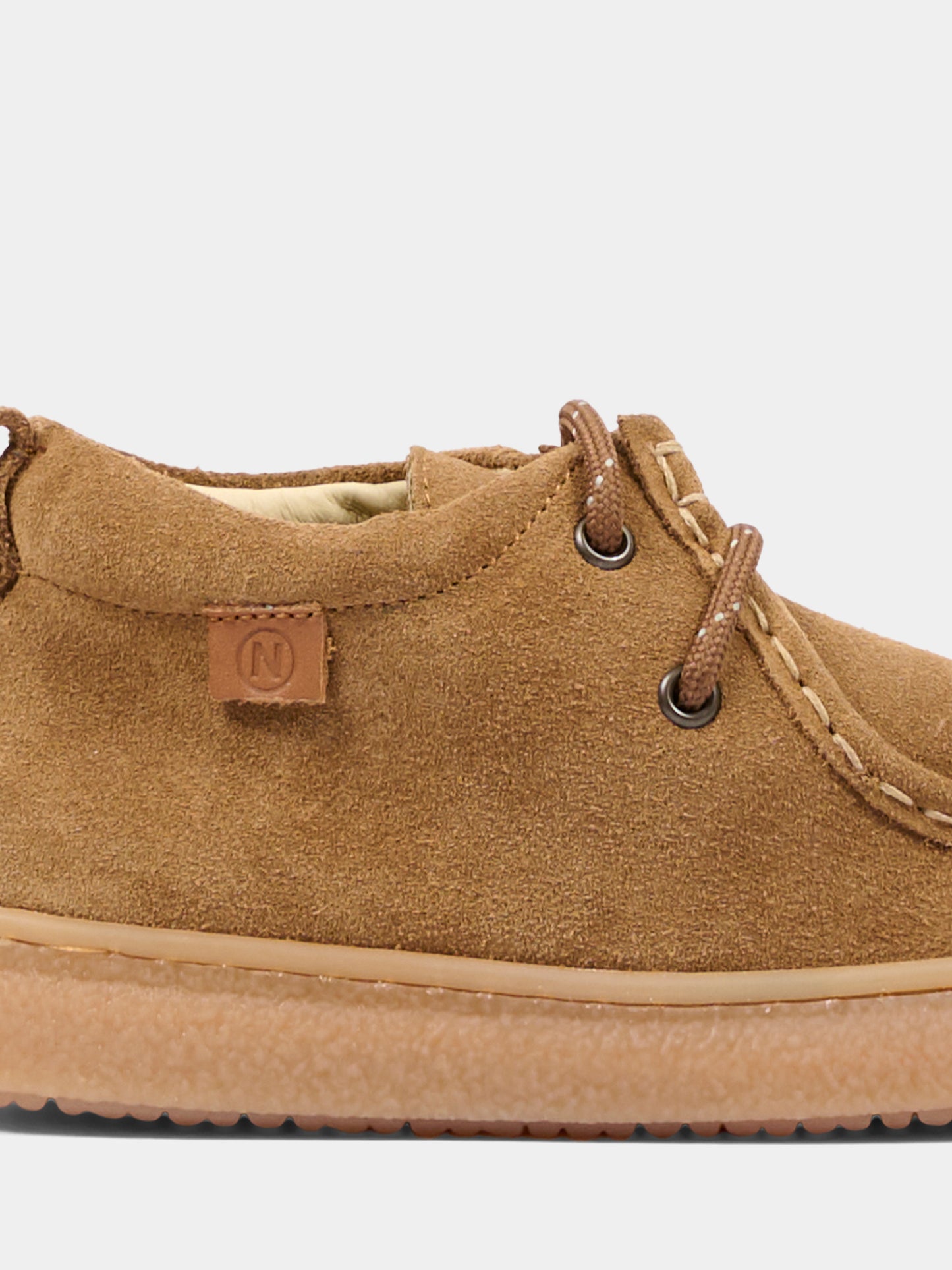 Stivaletti beige per bambino in suede,Naturino,001 2018103 01 0D06