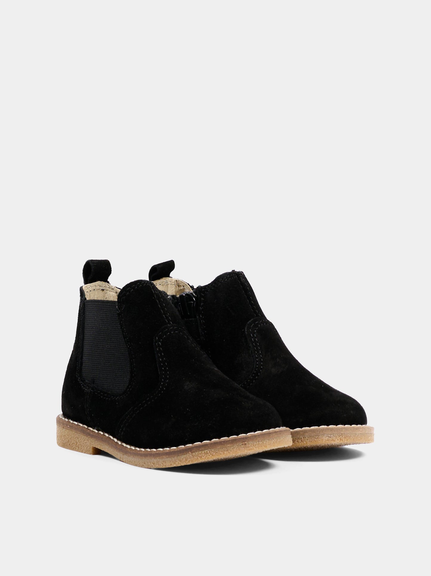 Stivaletti nero per neonato in suede,Naturino,001 2501691 01 0A01