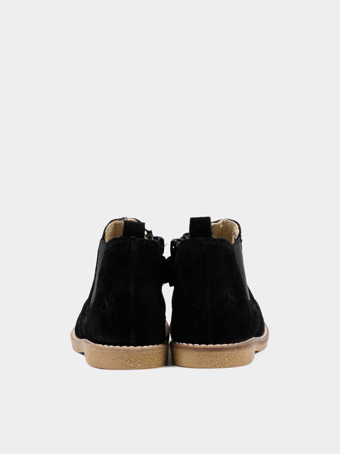 Stivaletti nero per neonato in suede,Naturino,001 2501691 01 0A01