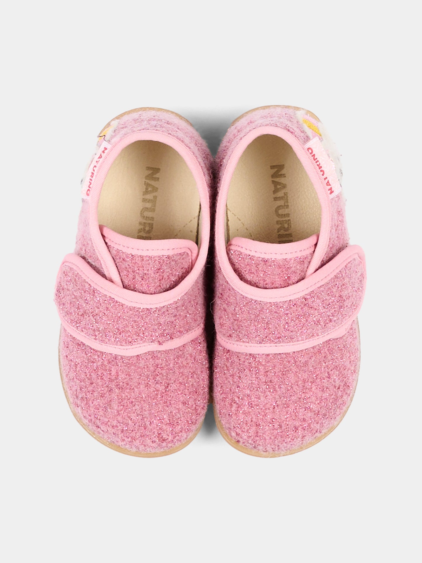 Pantofole rosa per neonata con unicorno,Naturino,001 4000738 01 0M02