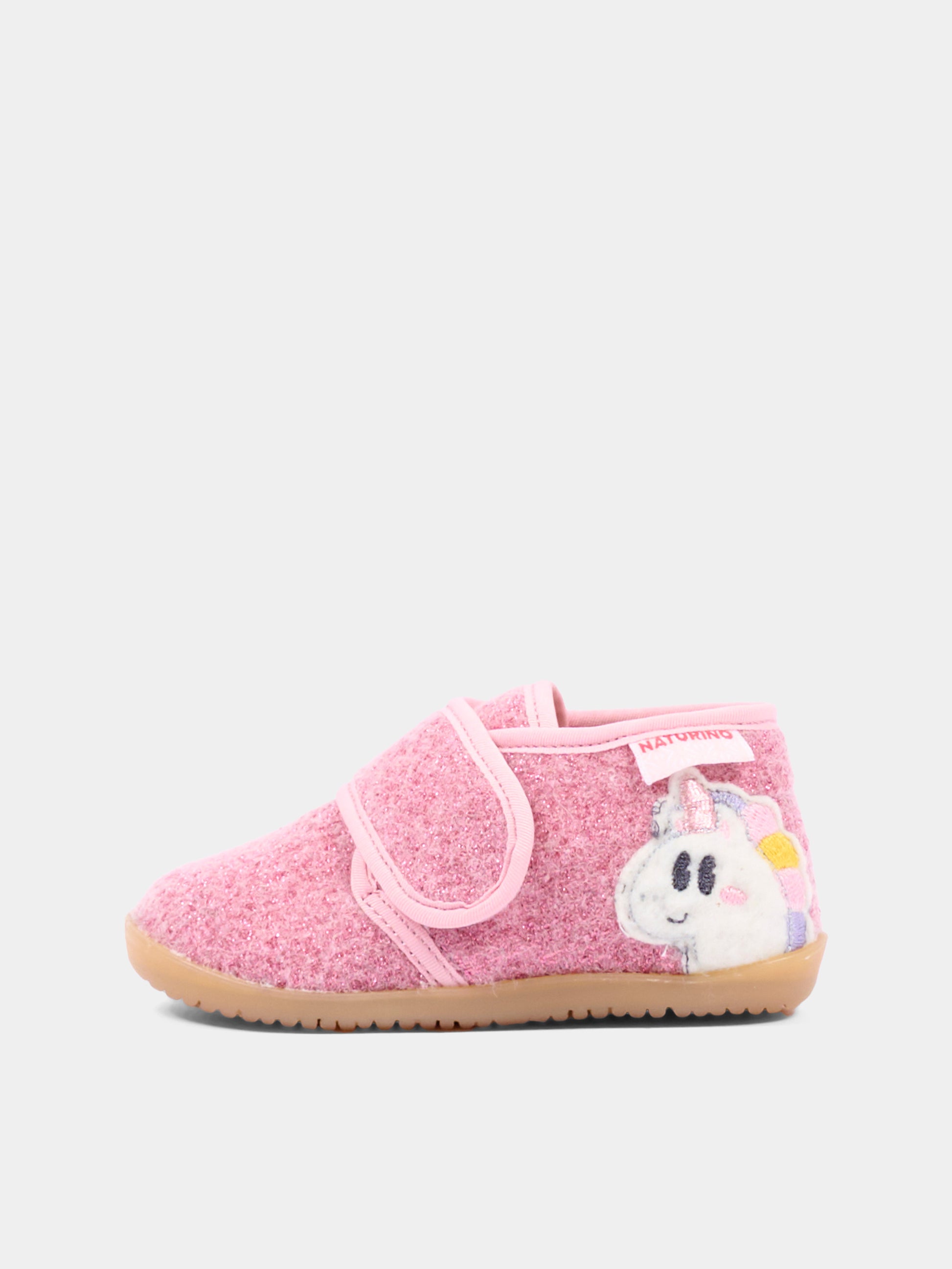 Pantofole rosa per neonata con unicorno,Naturino,001 4000738 01 0M02