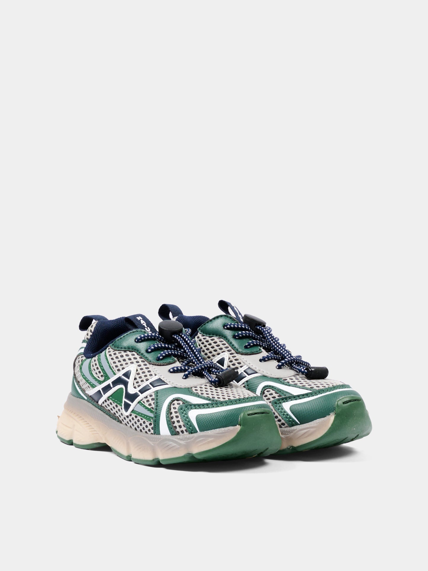 Sneakers verdi per bambino,Naturino,001 2019091 01 1F26