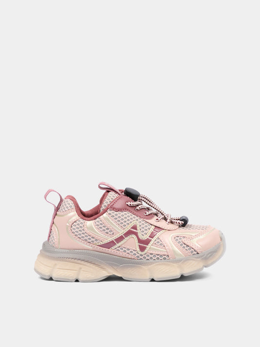 Sneakers rosa per bambina,Naturino,001 2019091 10 1M19