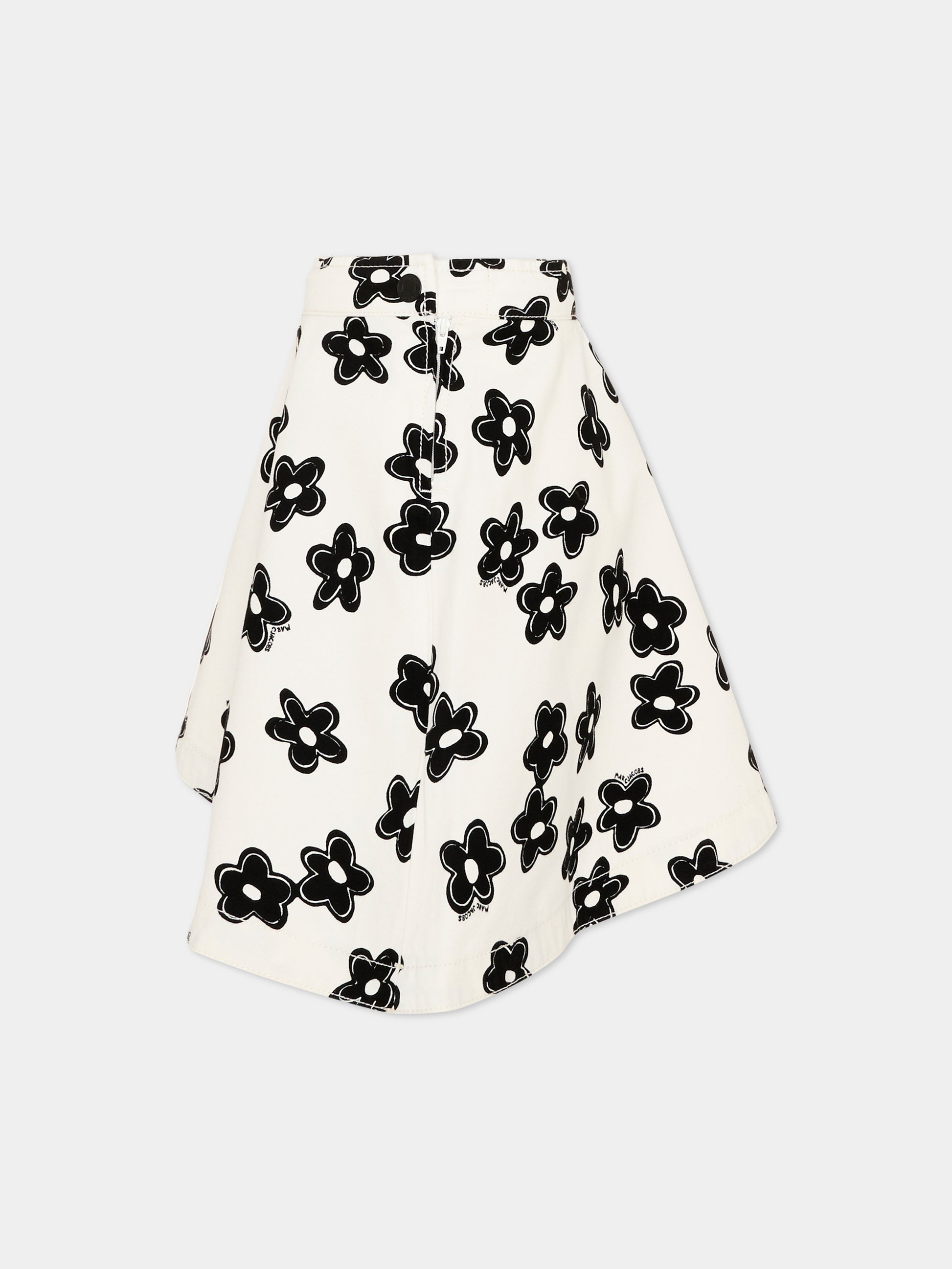 Gonna avorio per bambina con fiori,Marc Jacobs,W60727 126