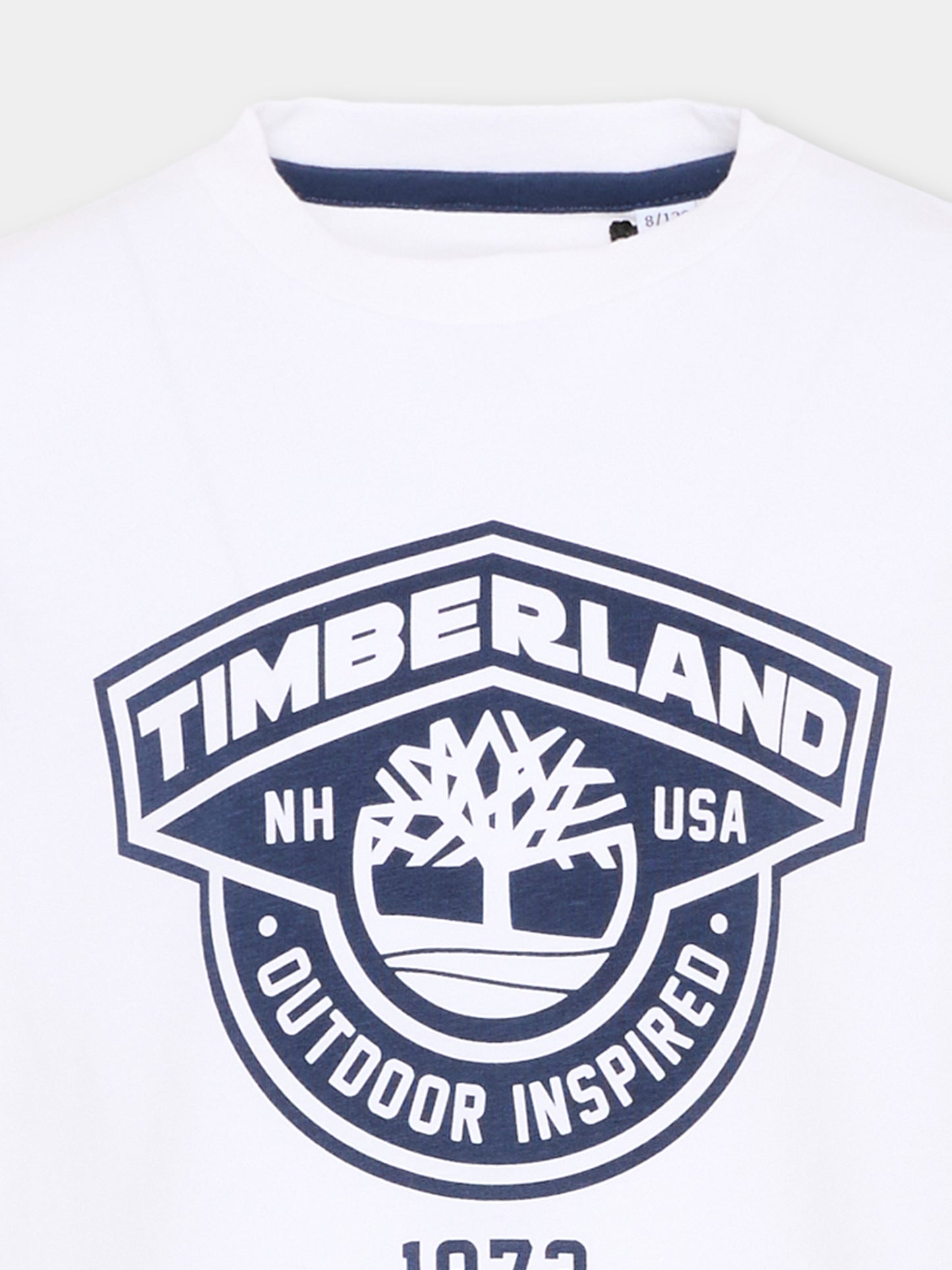 Completo sportivo bianco per bambino con logo,Timberland,T60849 805