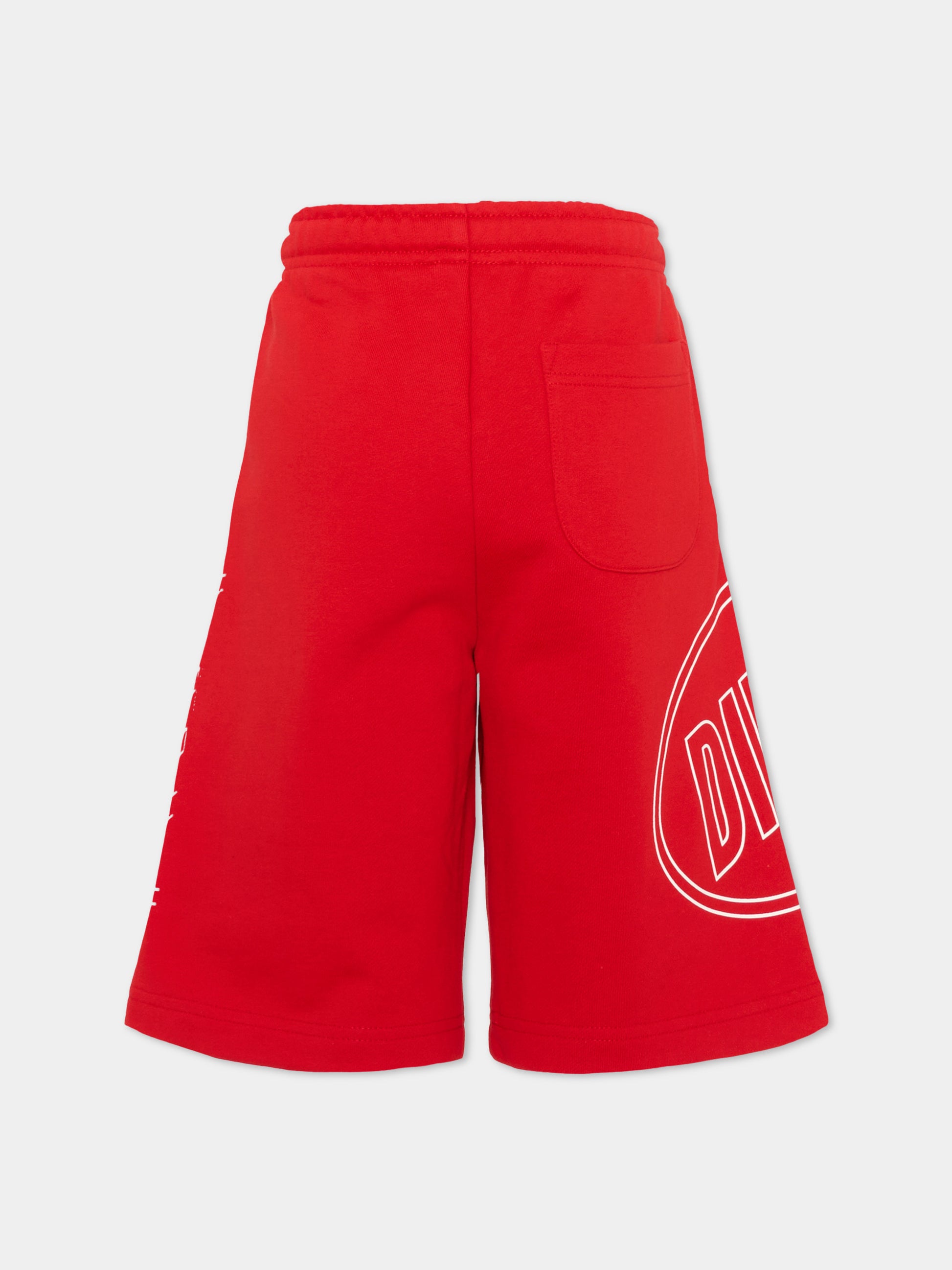 Shorts sportivi rossi Diesel per bambino,Diesel,J02676 0GEAD K405