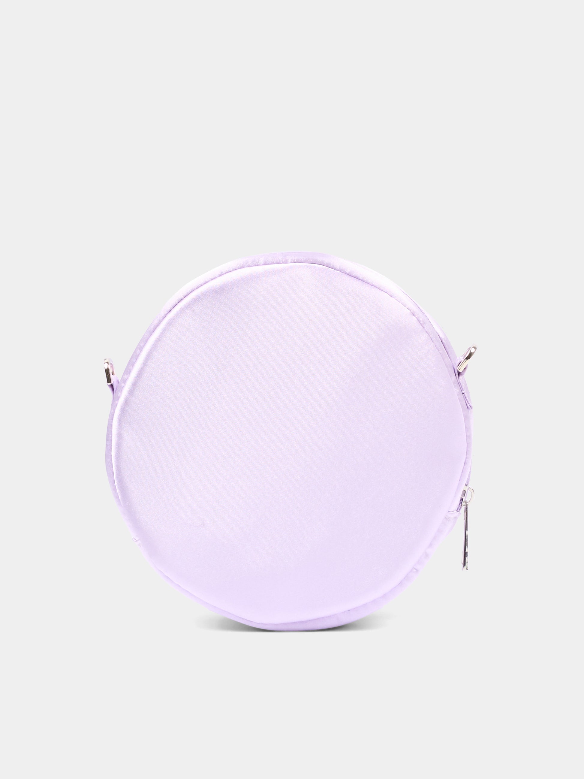 Borsa elegante lilla per bambina con fiore,Monnalisa,19G011 7066 0065