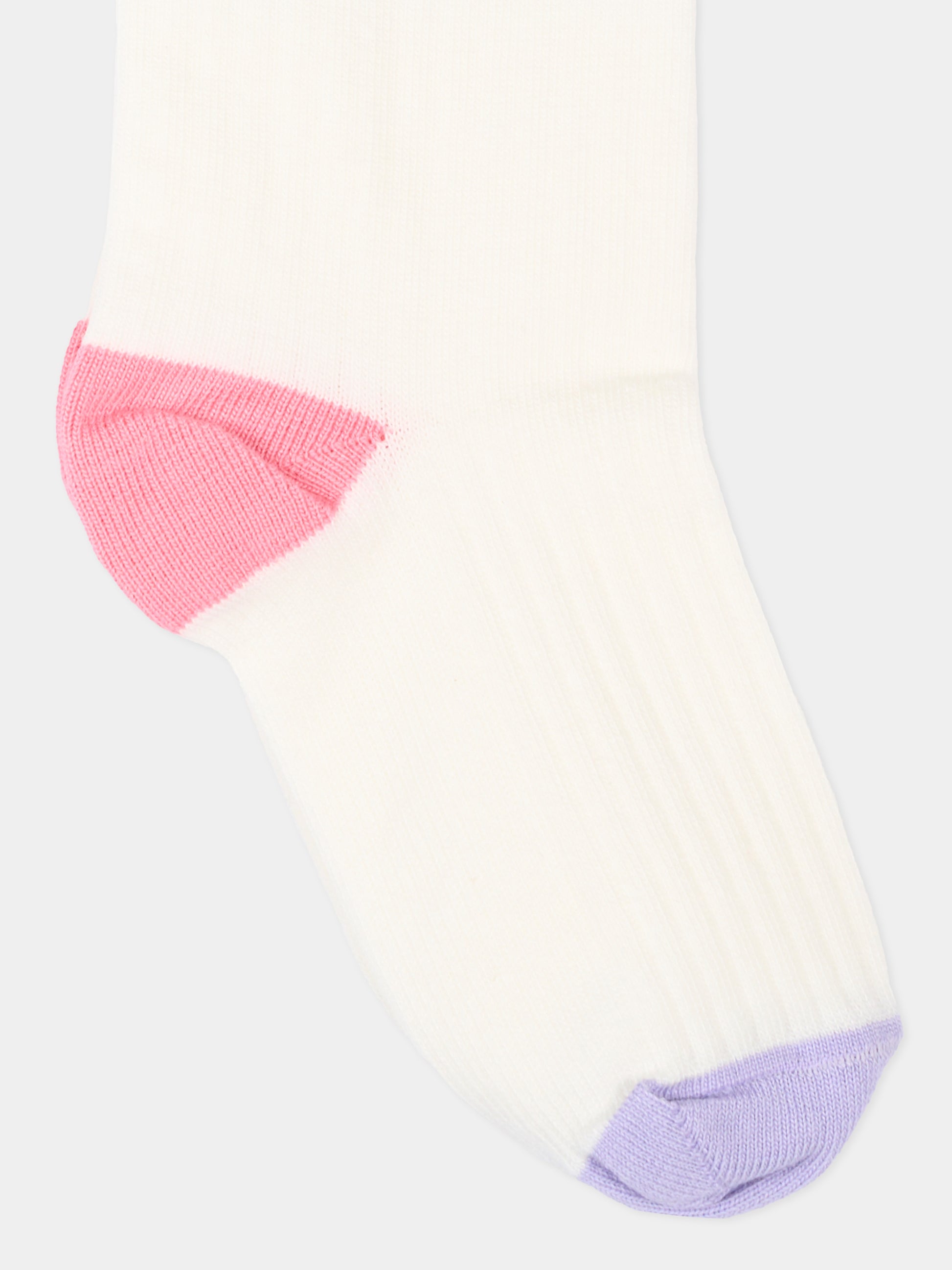 Calza Spugna avorio per bambina rigata Pegaso,Etro,GY0P10 Z0396 101RS