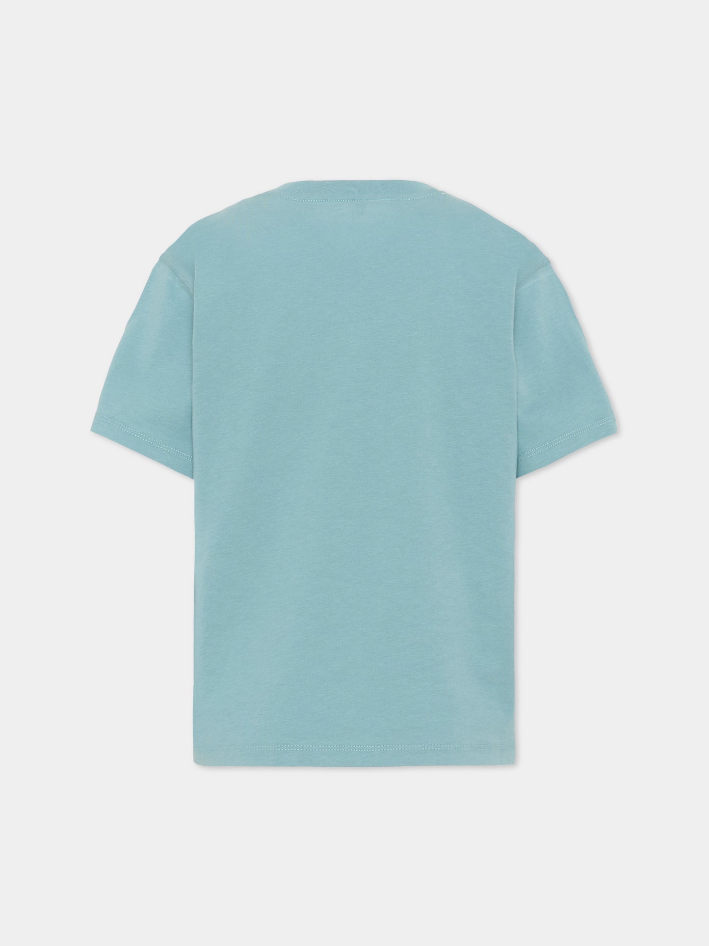 T-shirt celeste per bambino con stampa,Stella Mccartney Kids,TY8Q11 Z0434 642