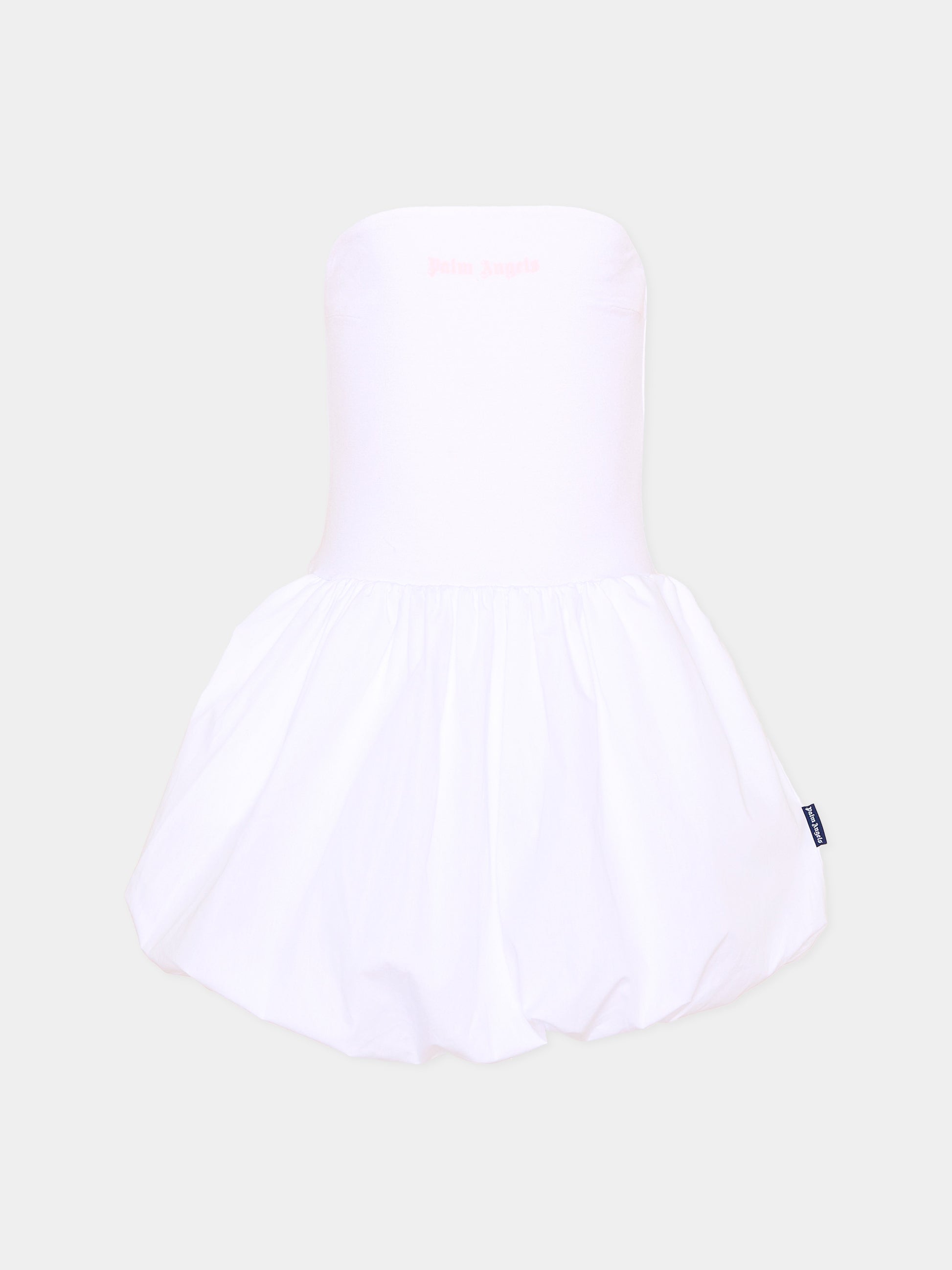 Vestito bianco Palm Angels per bambina,Palm Angels,PGDB024S26FAB001 002