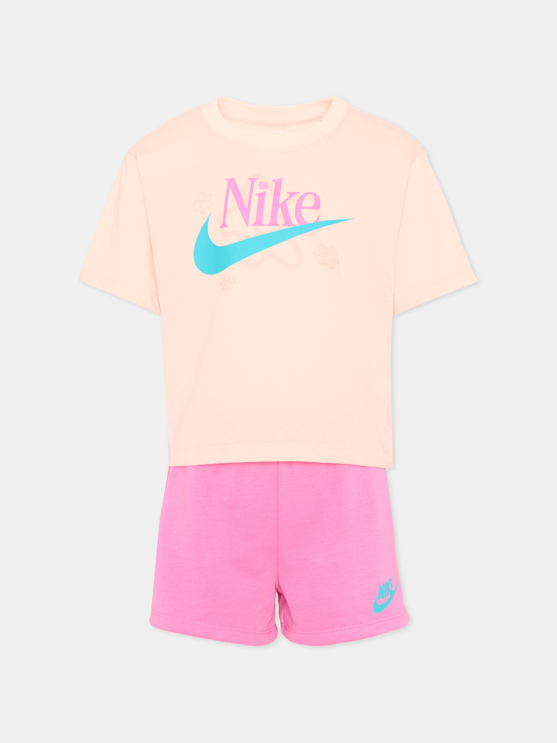Completo sportivo rosa per bambina,Nike,36N021 AFN