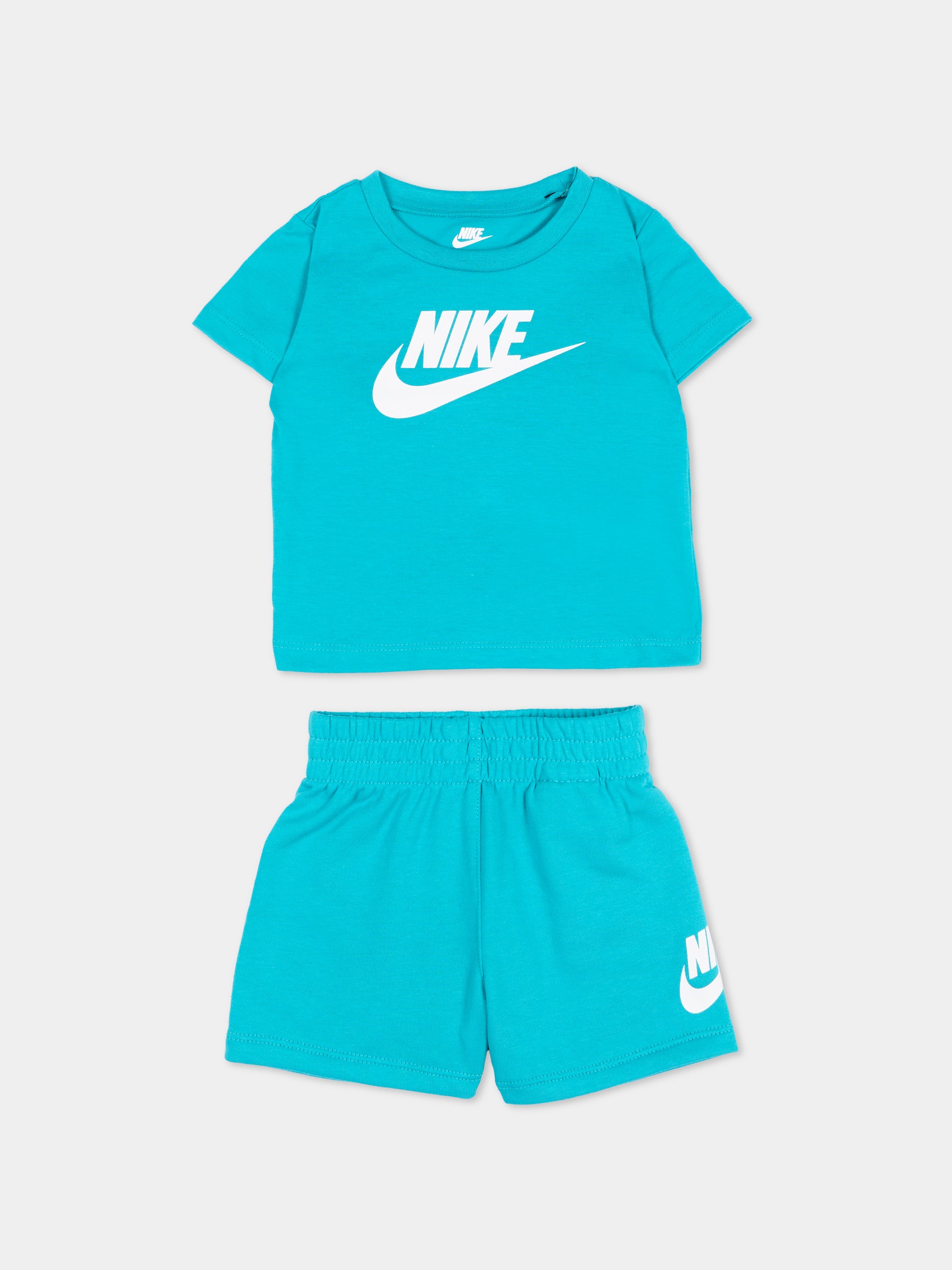 Completo sportivo azzurro per neonato,Nike,66L596 BA2