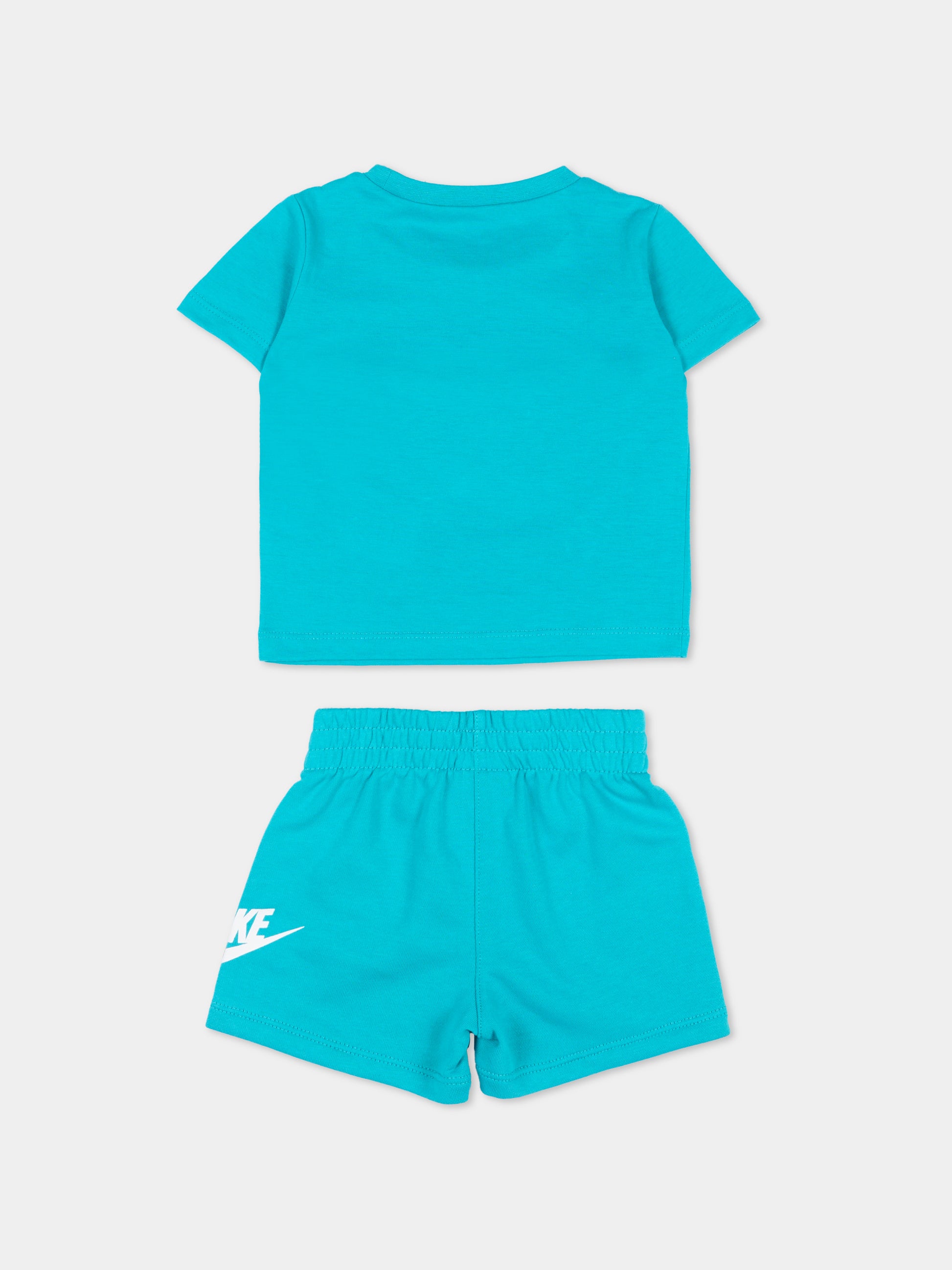 Completo sportivo azzurro per neonato,Nike,66L596 BA2