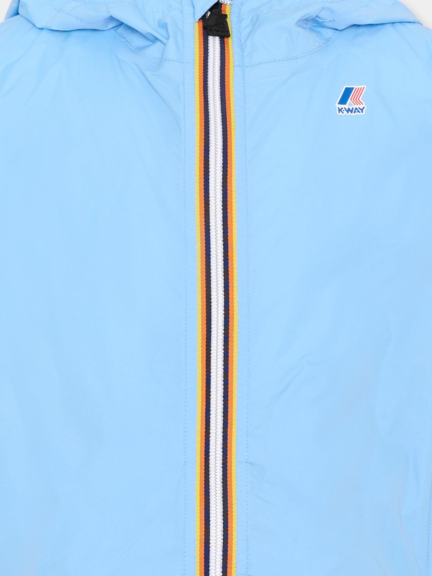 Giacche a vento celeste per bambino,K-way,K61336W 356