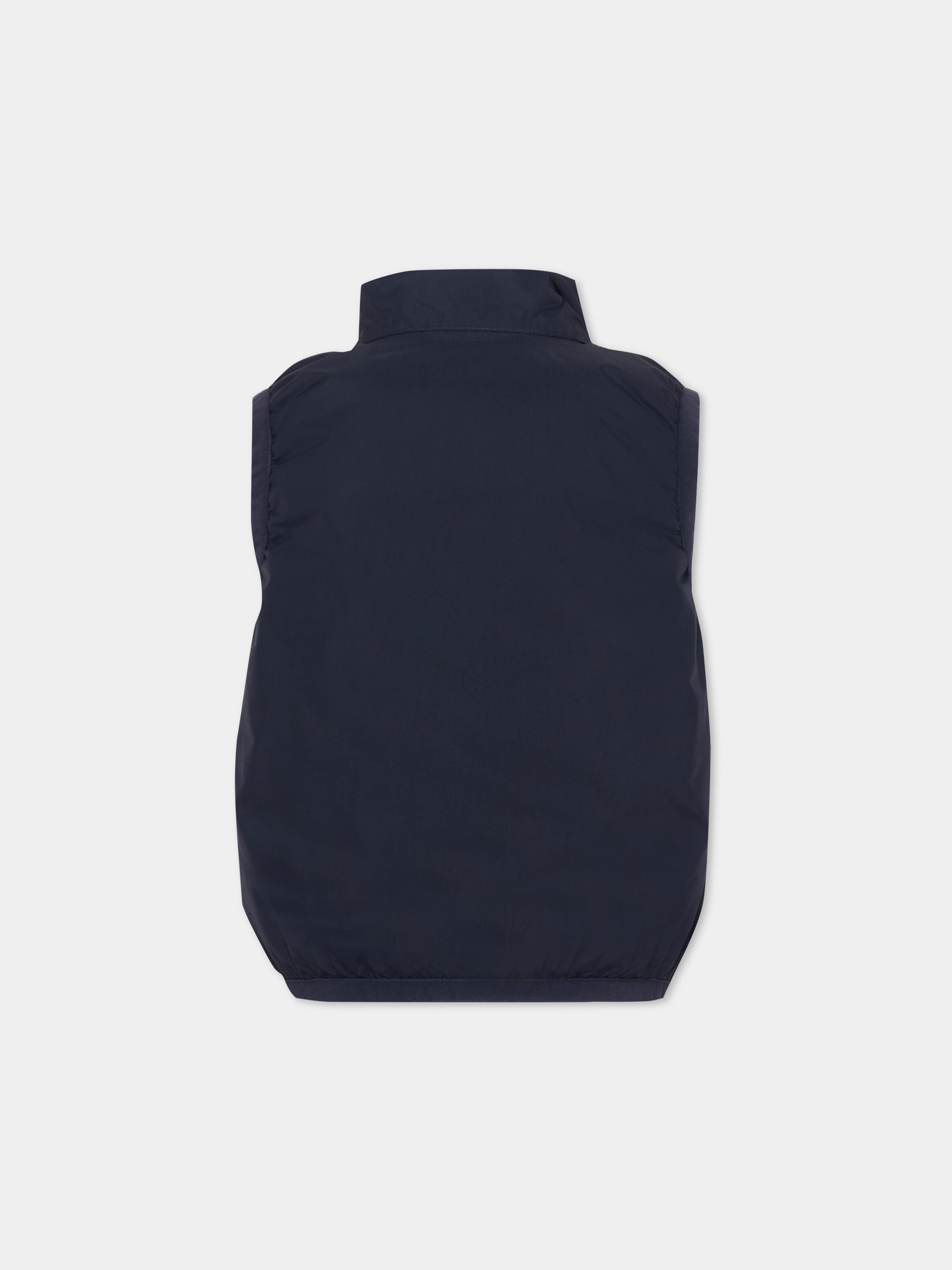 Gilet blu per bambini,K-way,K7141GW K89