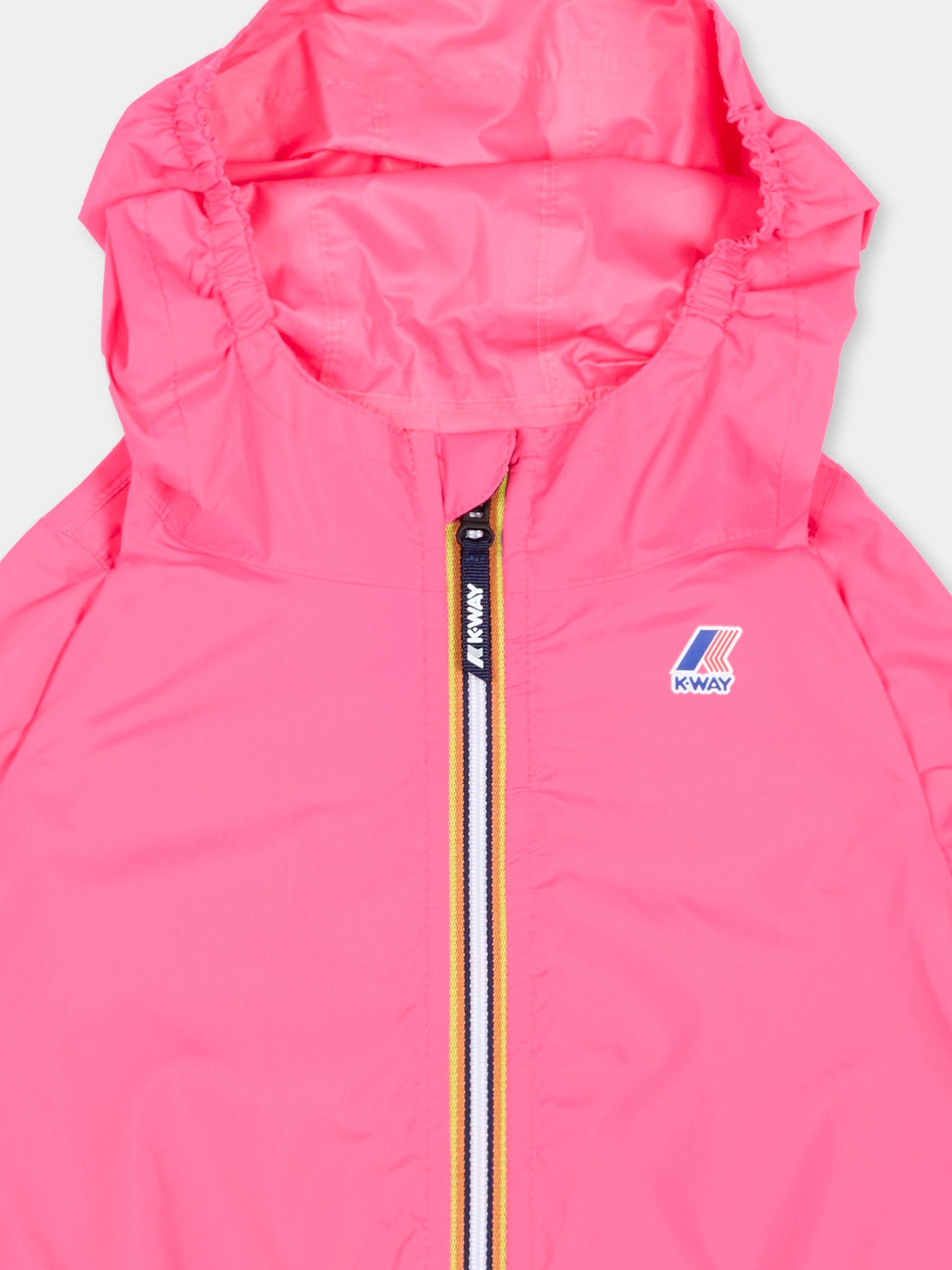 Giacche a vento fucsia per neonata,K-way,K2137XW X1B