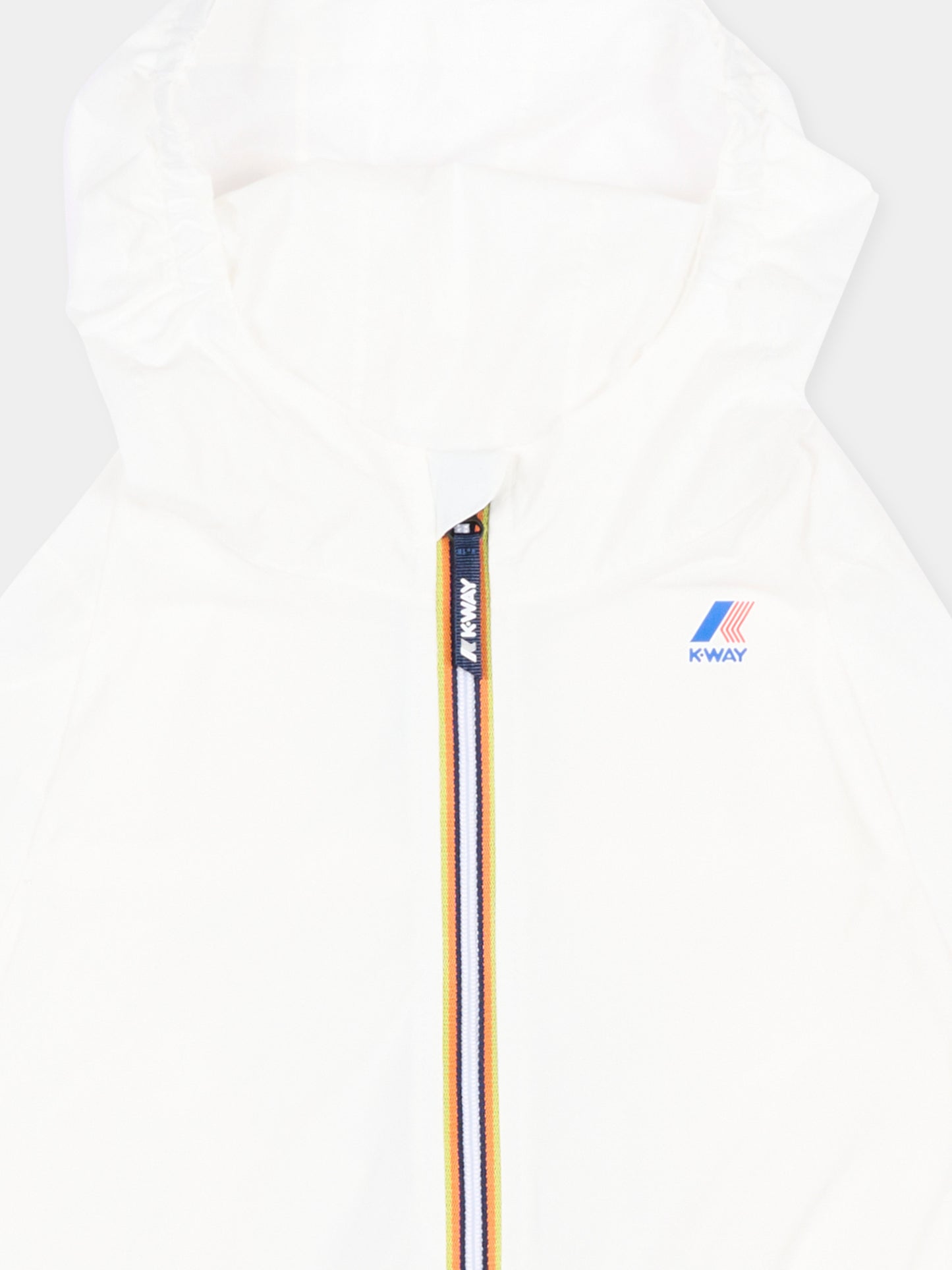 Giacche a vento bianca per neonati,K-way,K2137XW 001
