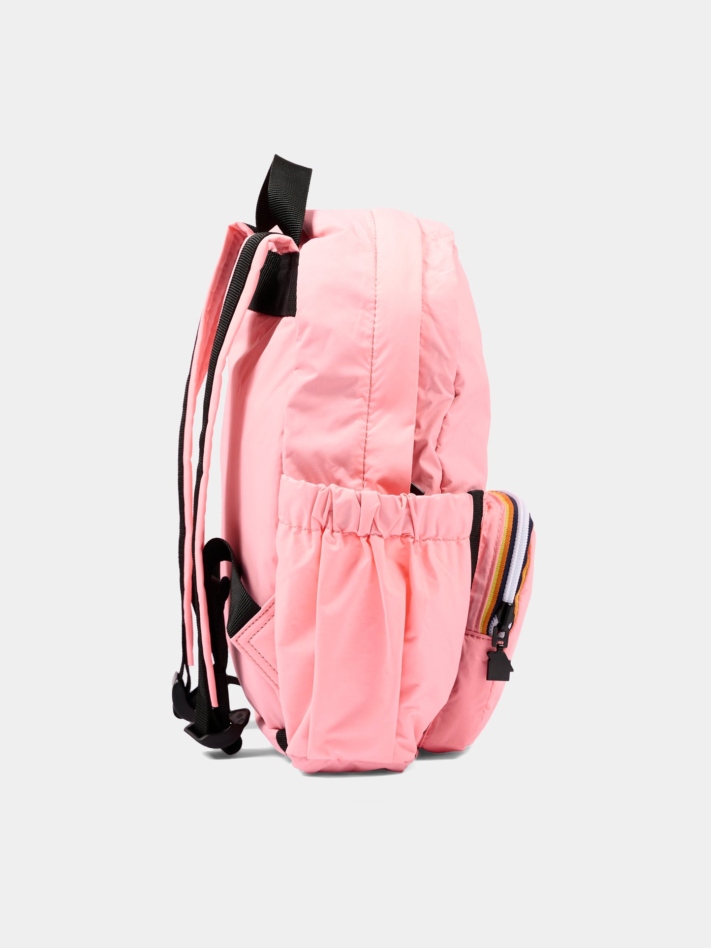 Zaino rosa per bambina con logo,K-way,K81421W Q28