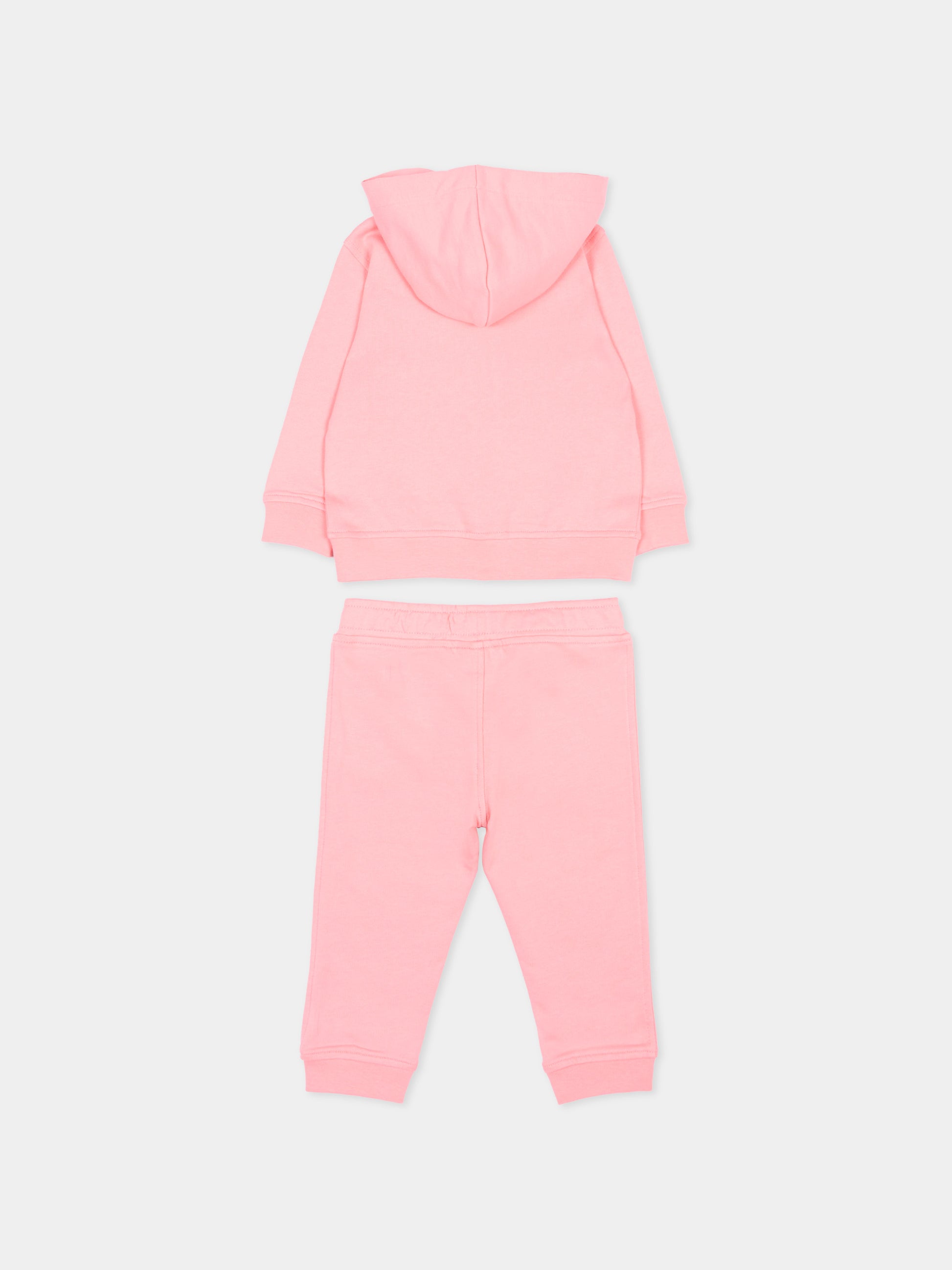 Completo sportivo rosa per neonata,K-way,K4124TW Q28