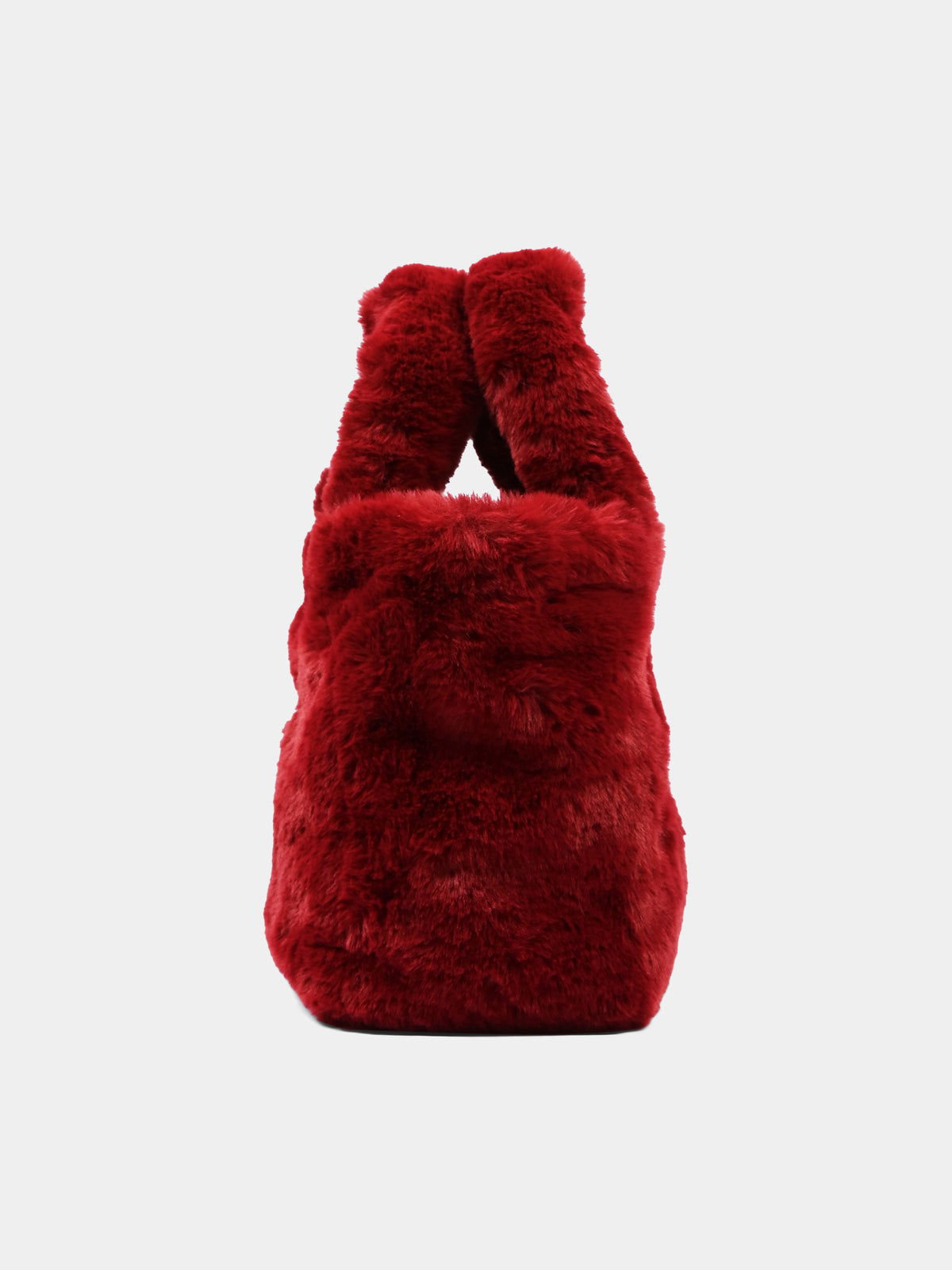 Borsa bordeaux Vanity Mini Soft Fur per bambina,Mc2 Saint Barth,VAMI021 00192M