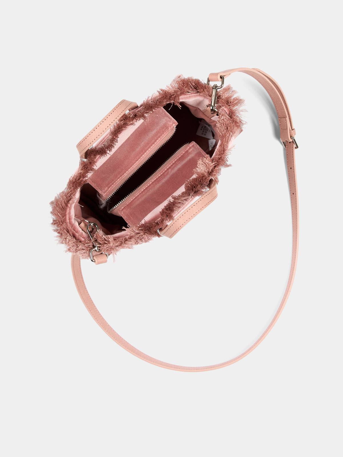Borsa rosa Vanity Mini Velvet per bambina,Mc2 Saint Barth,VAMI033 00135M