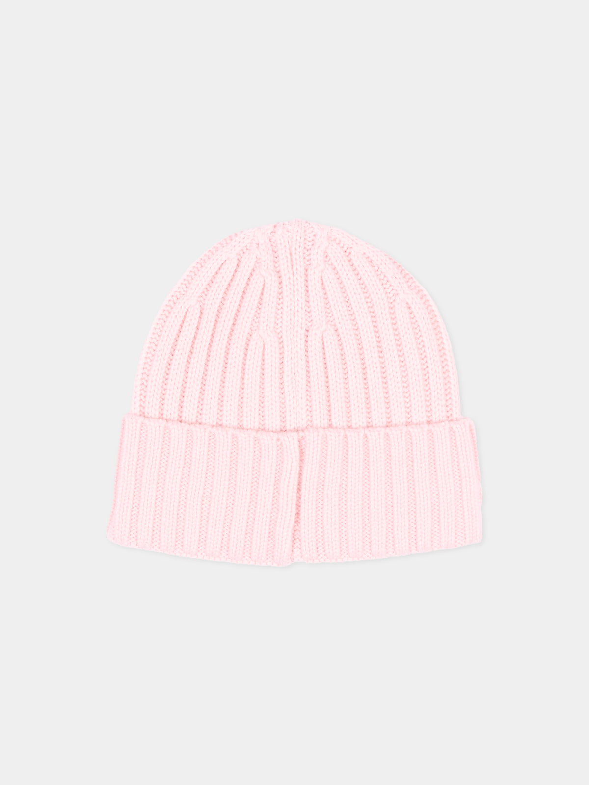 Berretto rosa per bambina con logo,Mc2 Saint Barth,WENG032 00006M