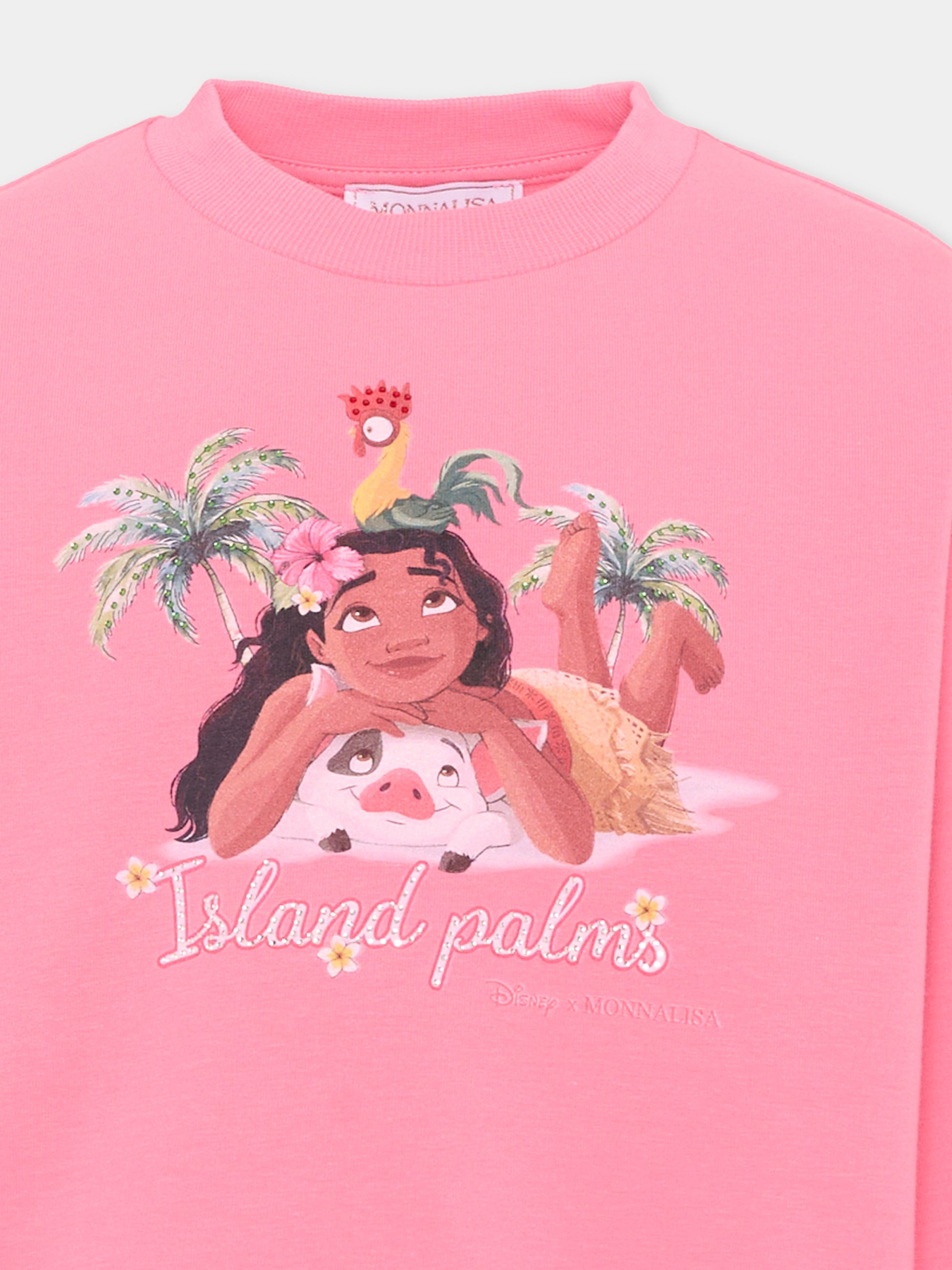 Felpa rosa per bambina Disney,Monnalisa,19H629 8006 0093
