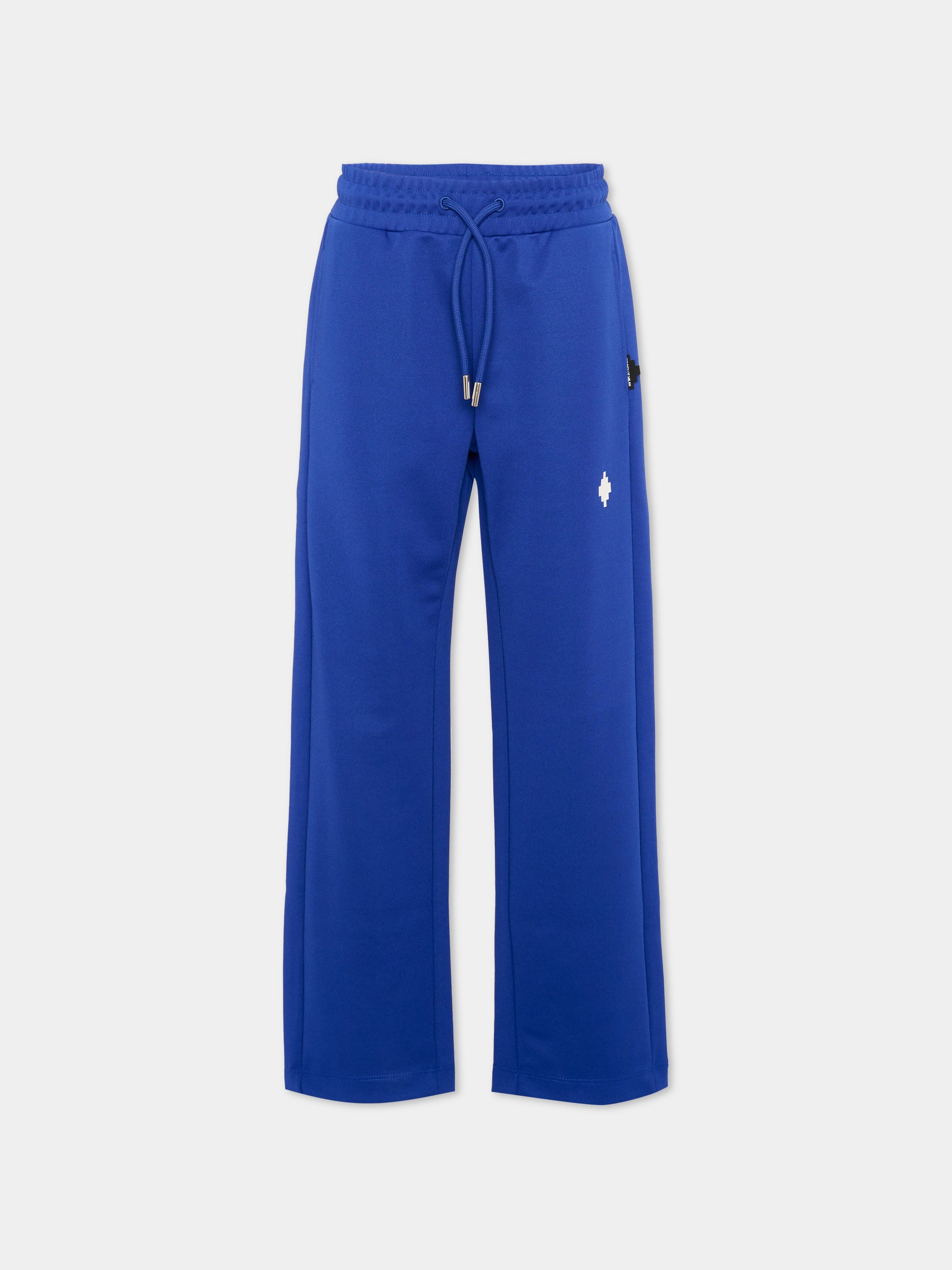 Pantaloni blu per bambino con logo,County Of Milan Kids,F5CMJBPA082 130